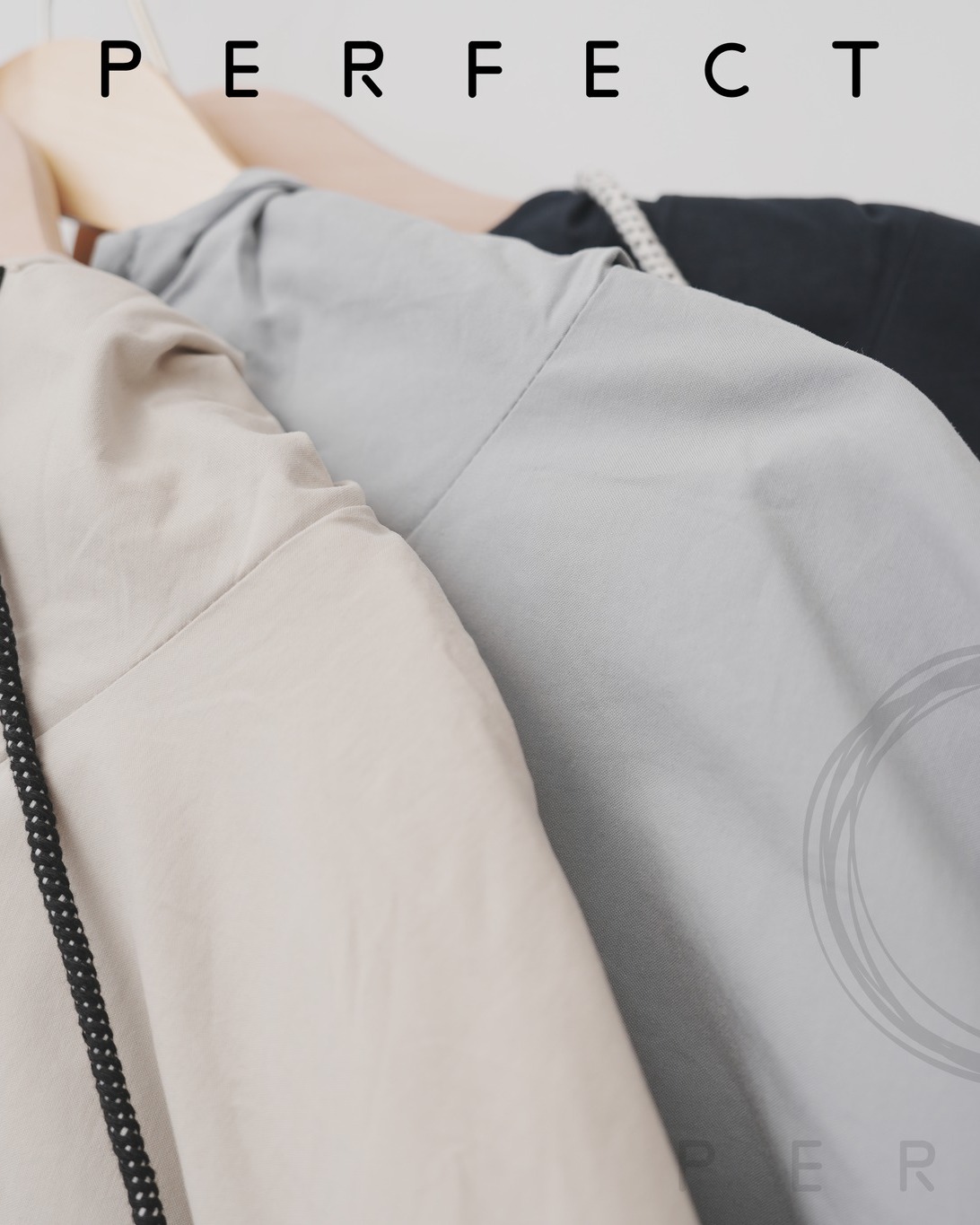 J0027_動感文青拉鍊外套 (氣質灰色）