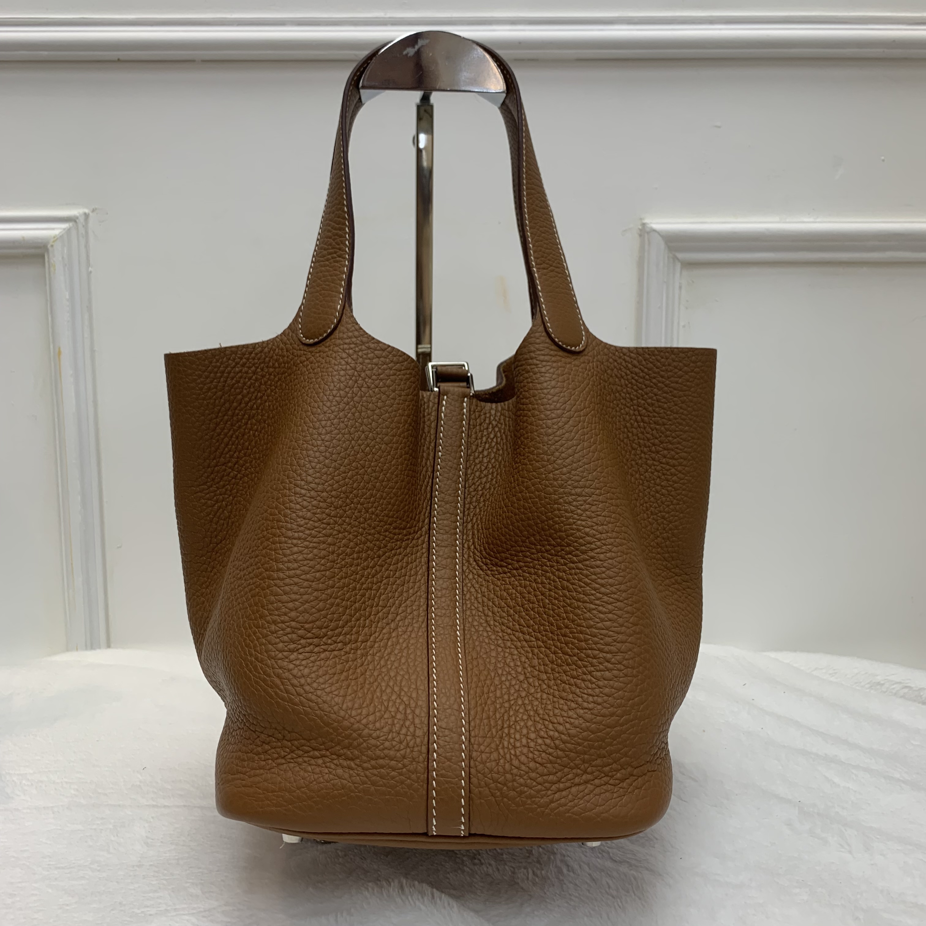 Hermes Picotin22 金棕色TC皮 K刻♥️