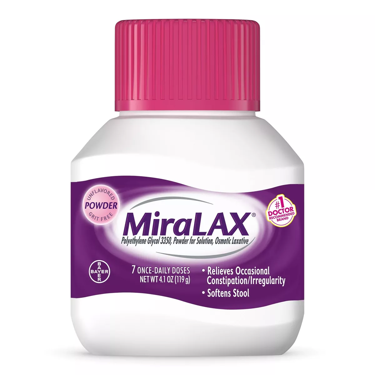 美國 Miralax 滲透性軟便劑 (119g/238g) 