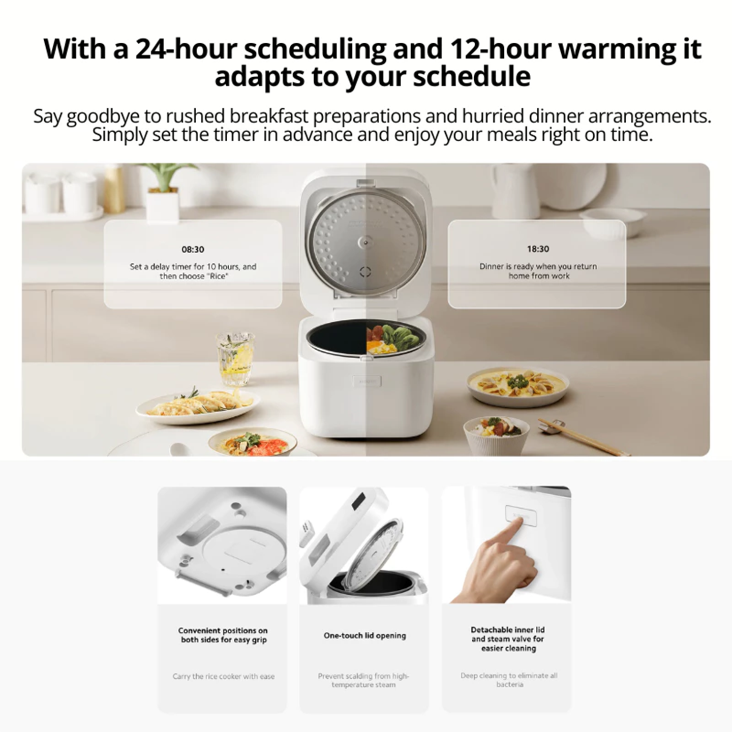 Xiaomi 4L Multifunctional Rice Cooker Non-Stick (BHR9174GB)