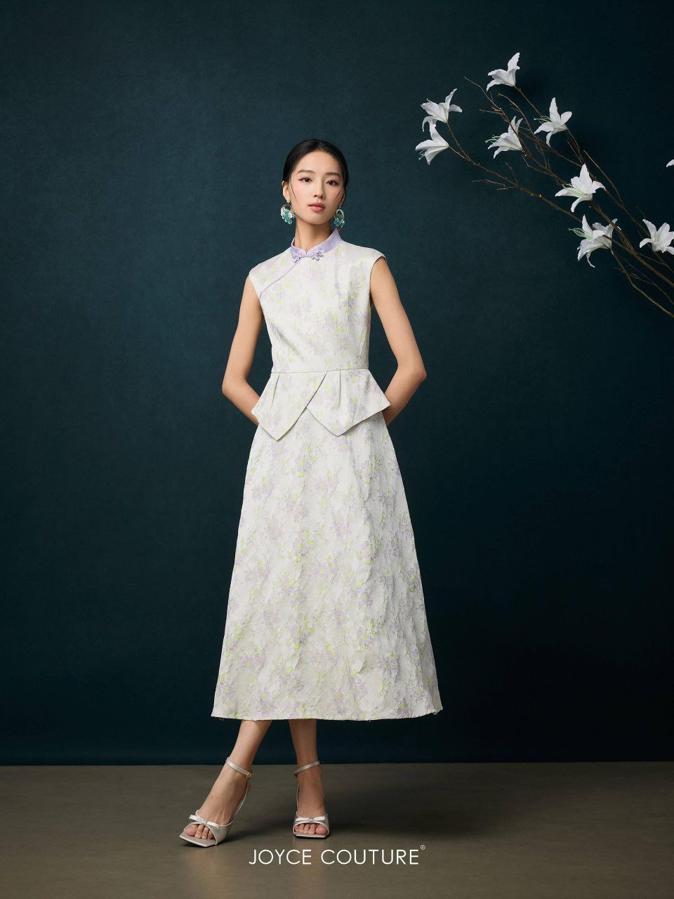 Cut in连身裙 D0372