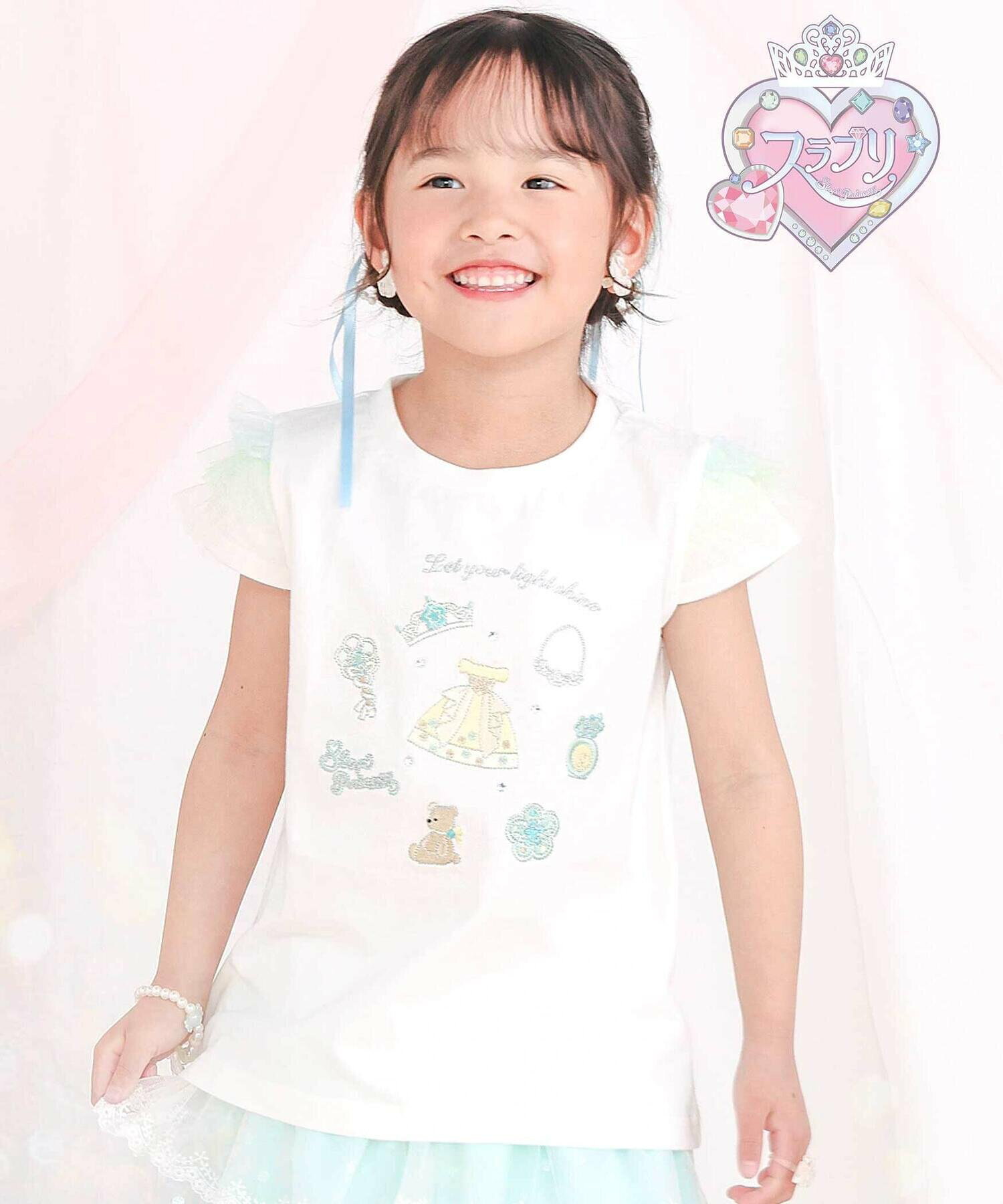 🆕【⭐訂購⭐】  日本直送🌀薄紗袖 公主主題圖案刺繡 短袖Tee［3款選］🌀[ELDA-0035][260426]