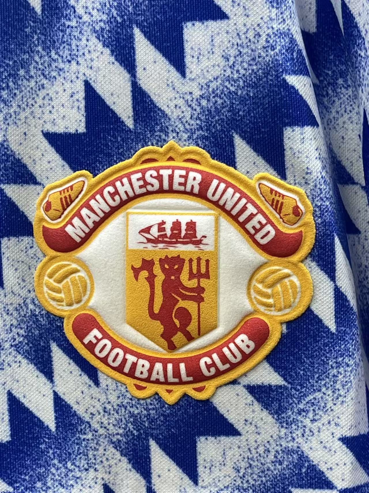 1990 Manchester United Away Long Sleeve Reissue Shirt "BNWT"