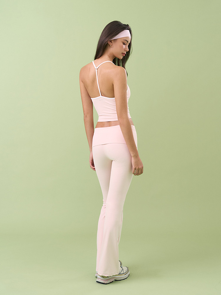 預購_Compression Folding Straight Fit Leggingsby Grandeline