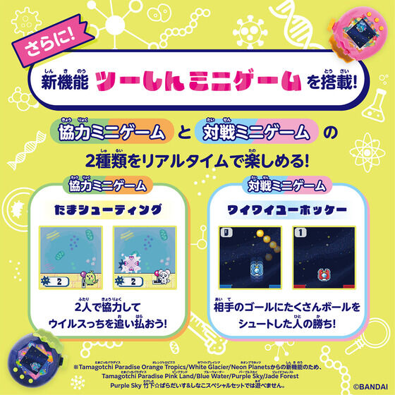 (預訂訂金 $200) (總價 $448) Bandai Tamagotchi Paradise Neon Planets 霓虹行星 豪華套裝 (行版) 