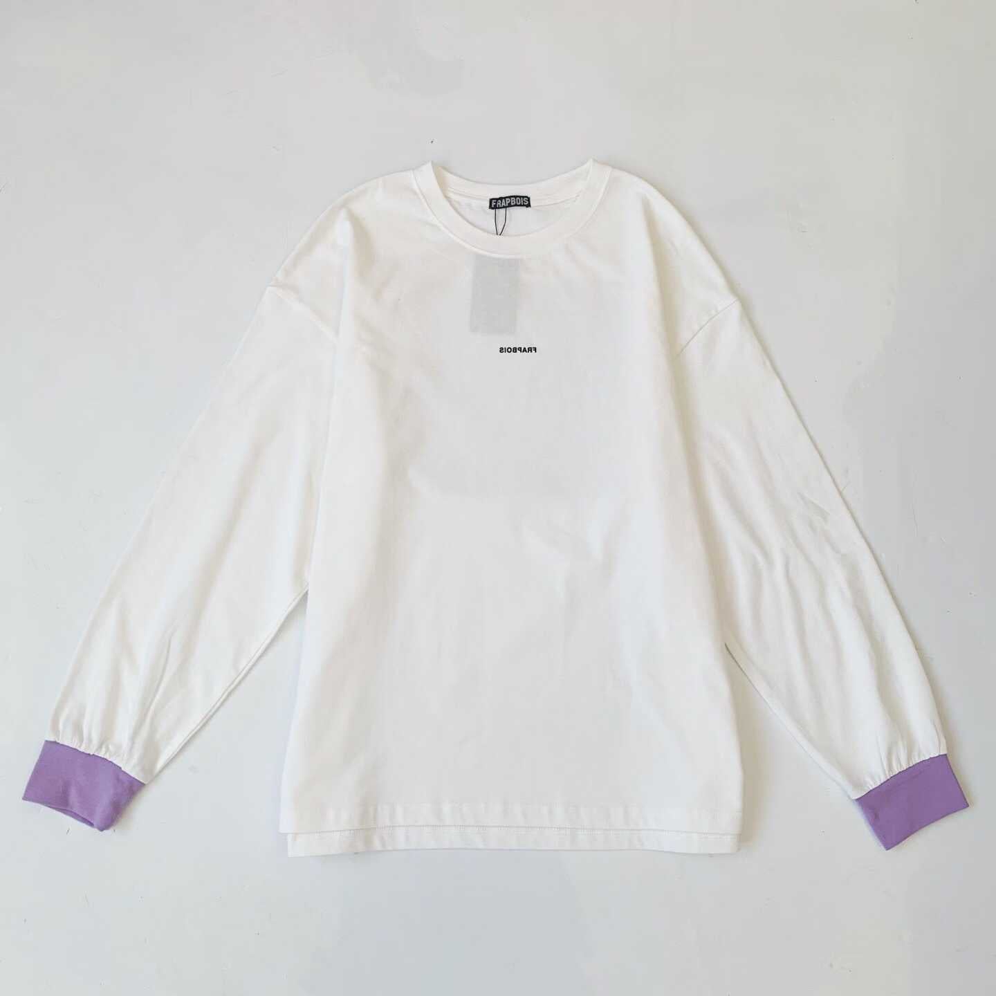 預訂 Frapbois拼色袖長袖Tee [貨號26A721]