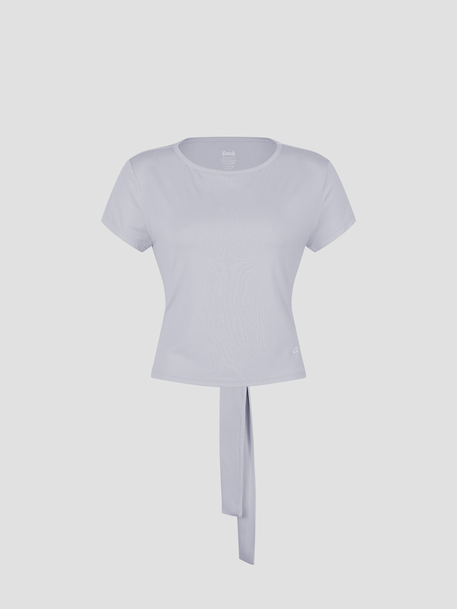 預購_Back strap cover-up short-sleeved T-shirt  by Conch