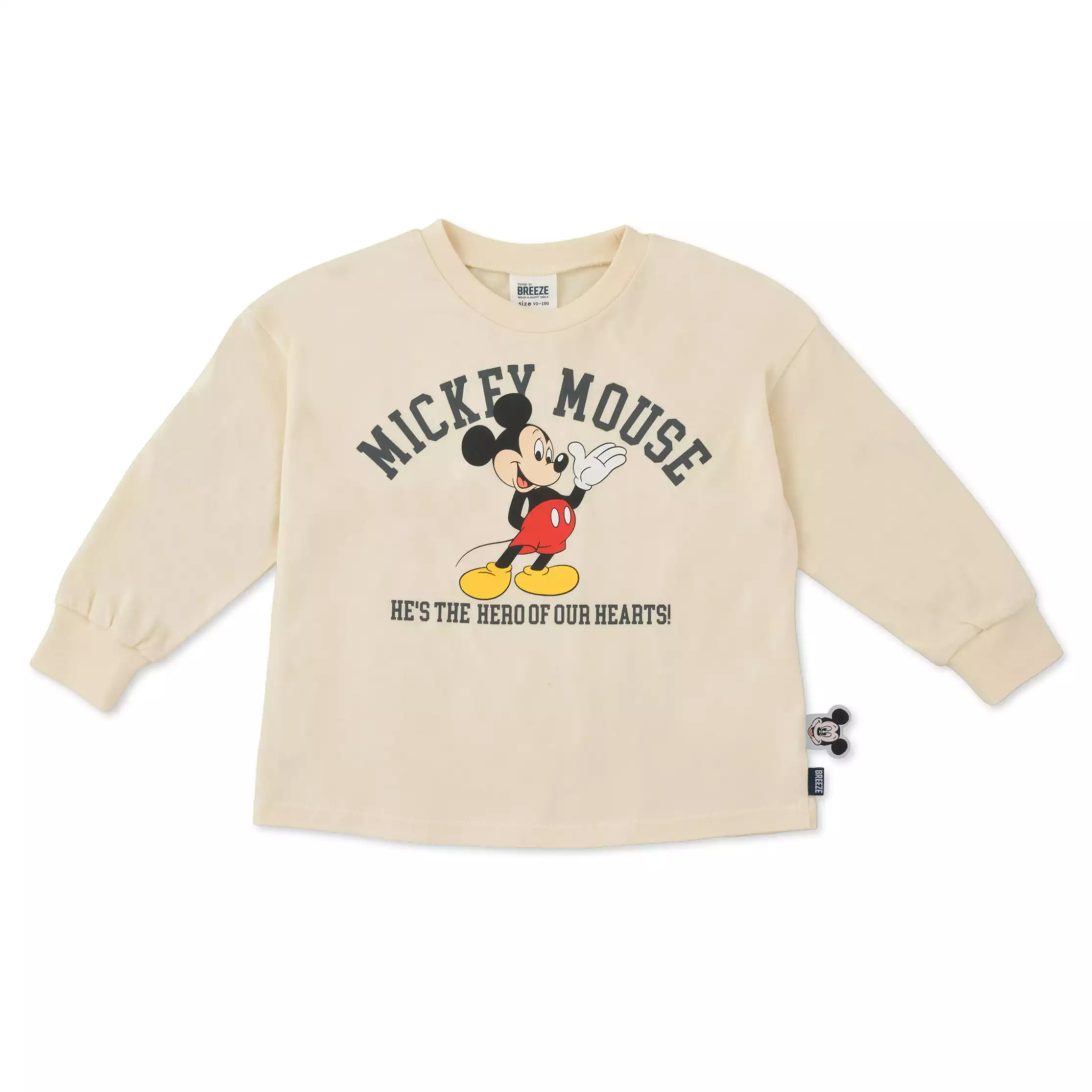 🌸 【預訂】Mickey BREEZE 長袖衛衣<90-100> - Kids' Warm Goods
