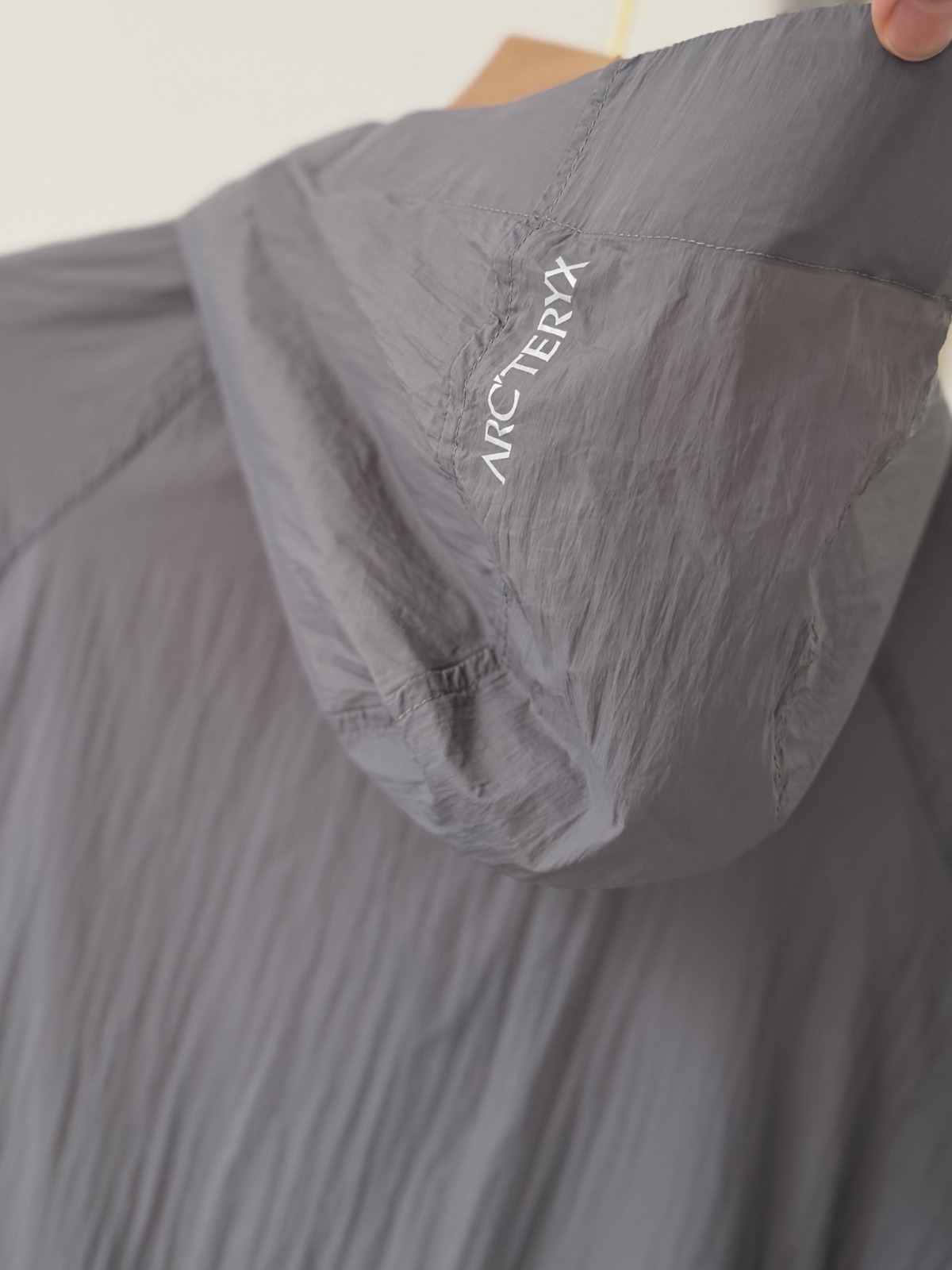 Arc'texry 防曬輕薄連帽拉鍊外套