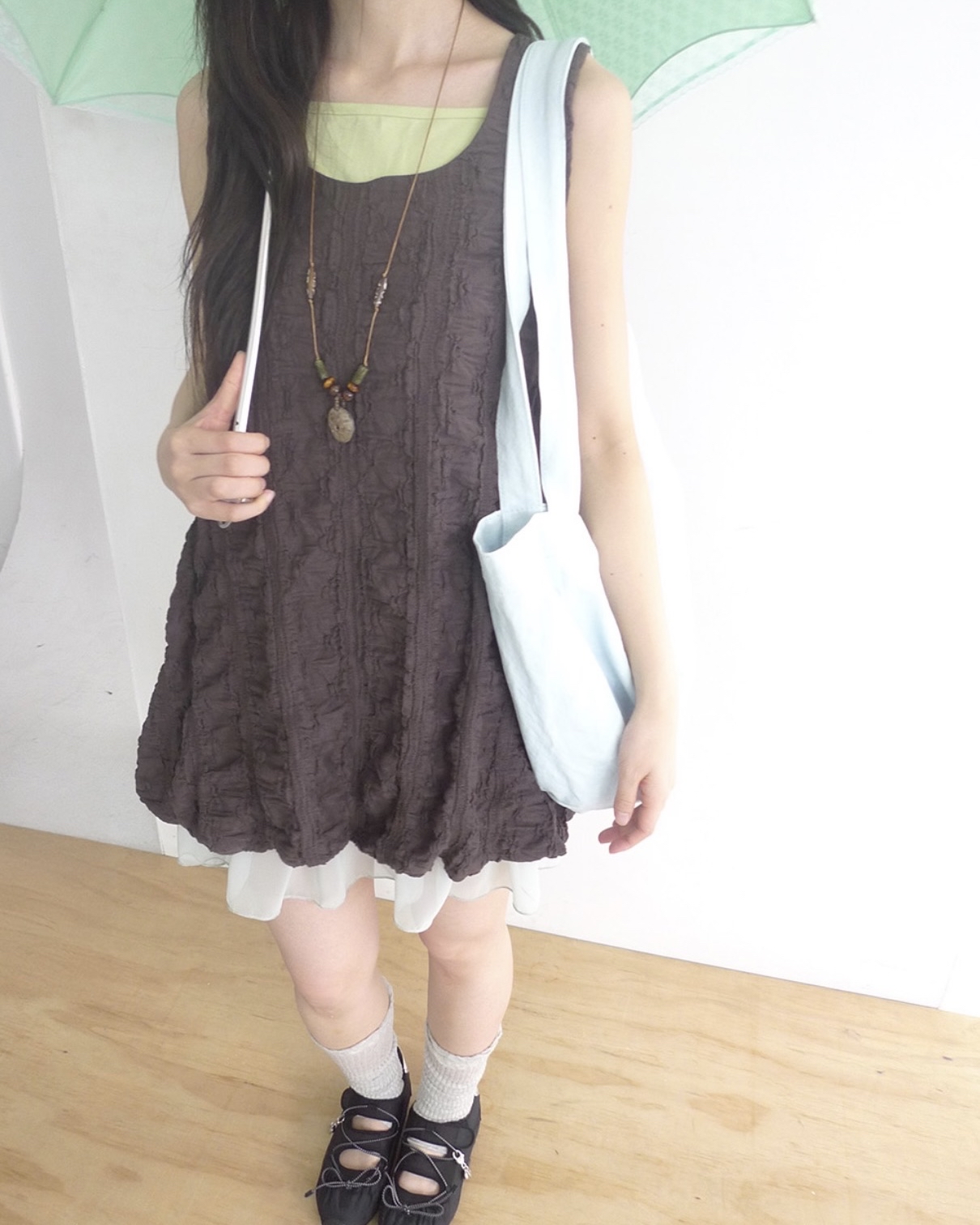[🌸] tulip chiffon dress
