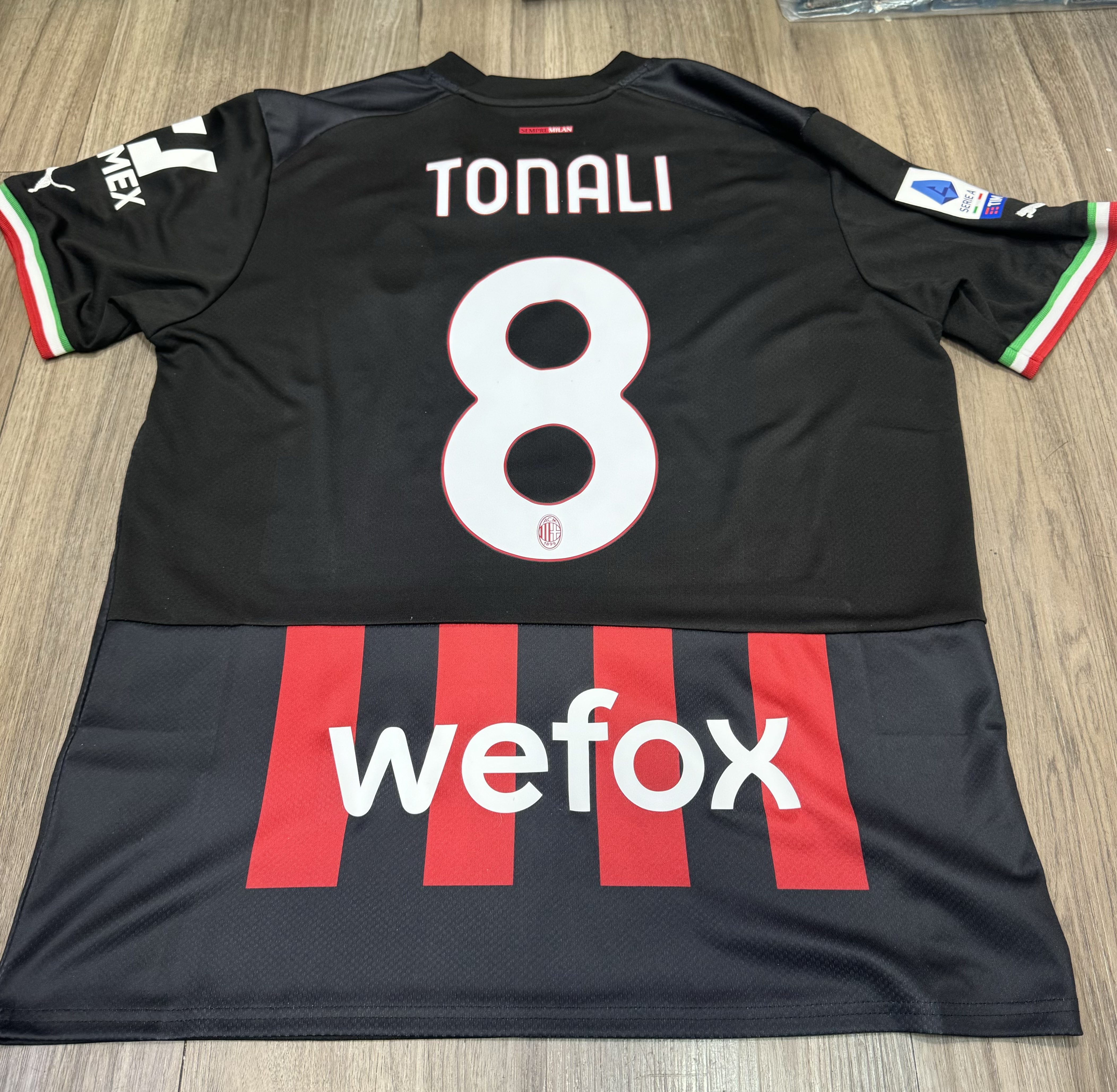 AC Milan 22/23 home shirt #8 Tonali