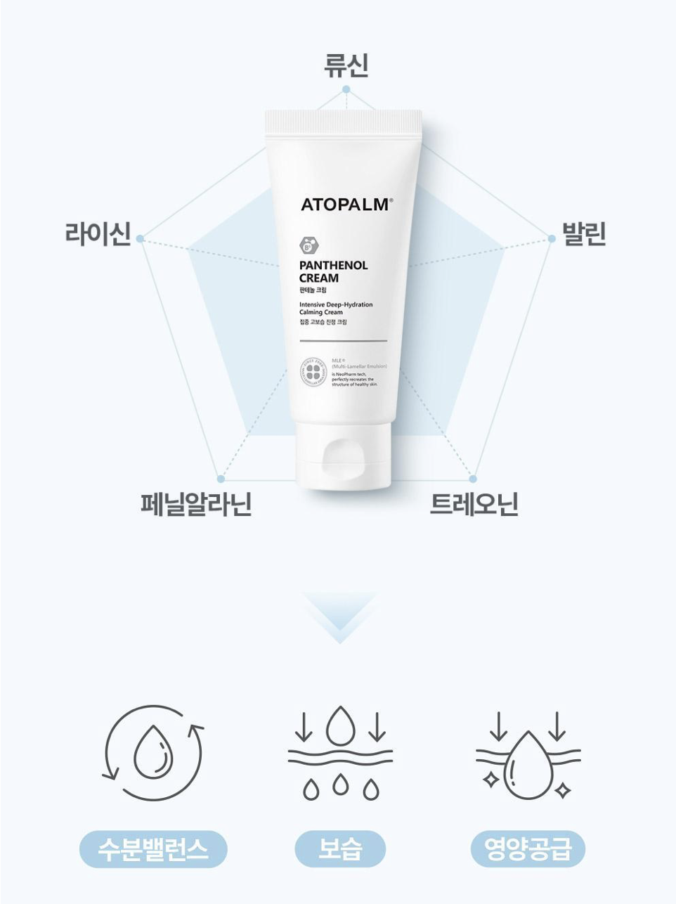 太妍最愛｜韓國Atopalm 泛醇 高效修護 舒緩保濕 面霜｜Panthenol Cream