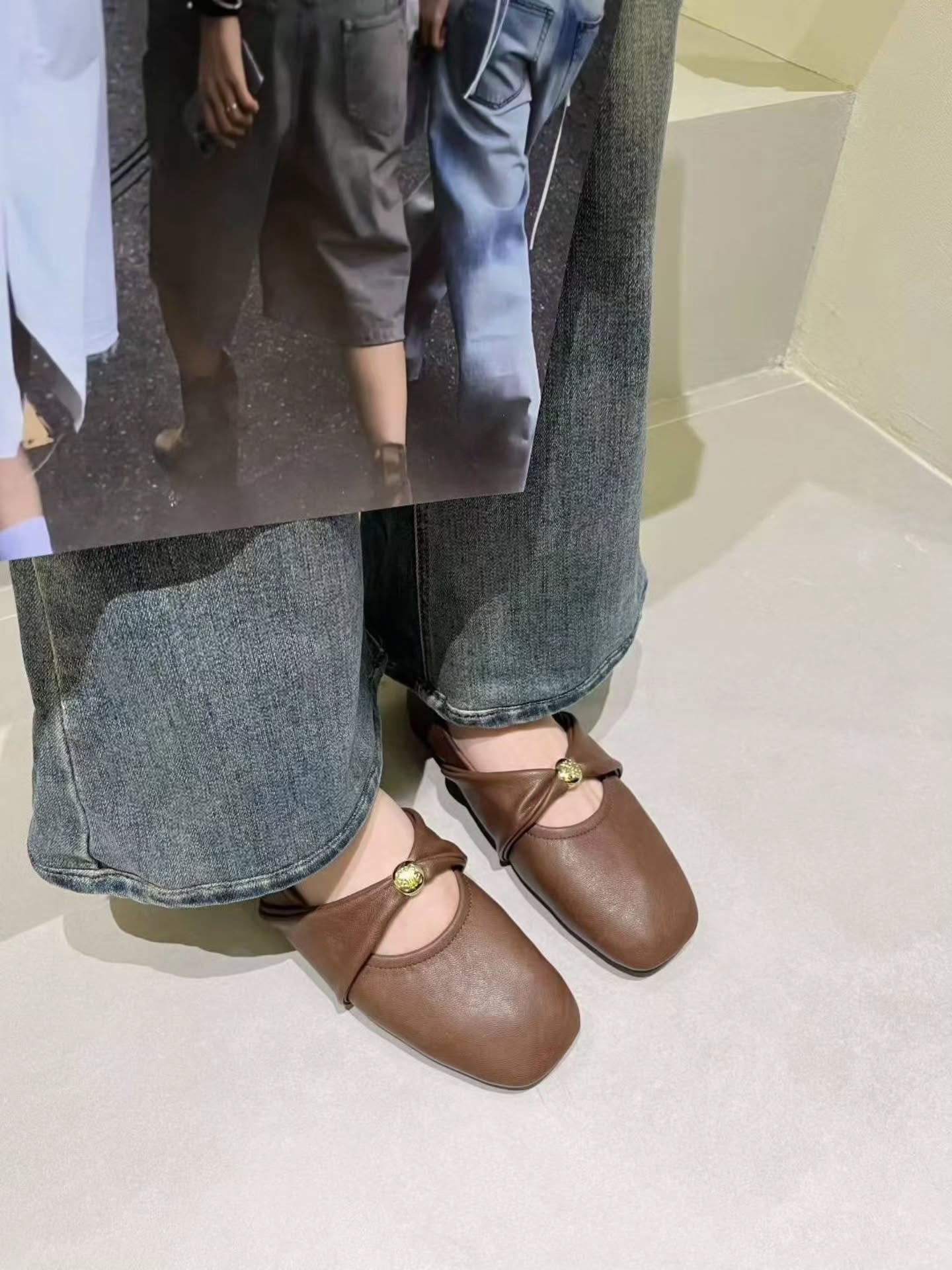 6638-106 小香风金扣玛丽珍 🇨🇳