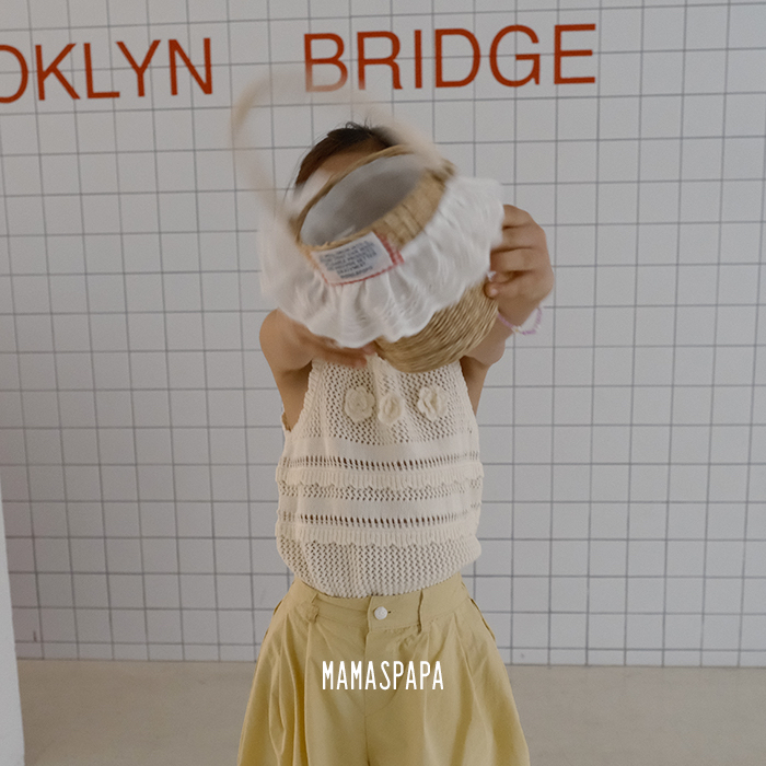 MMSPP | Knit Flower vest (M100-115)