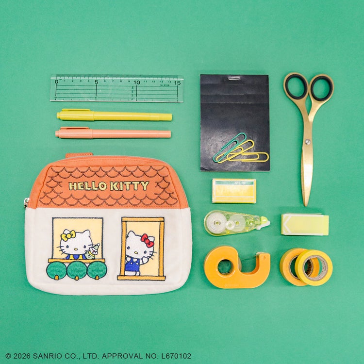 日本預訂📍日本Hello Kitty x Accommode可愛系列 - 化妝袋/收納袋 25/6日本開售