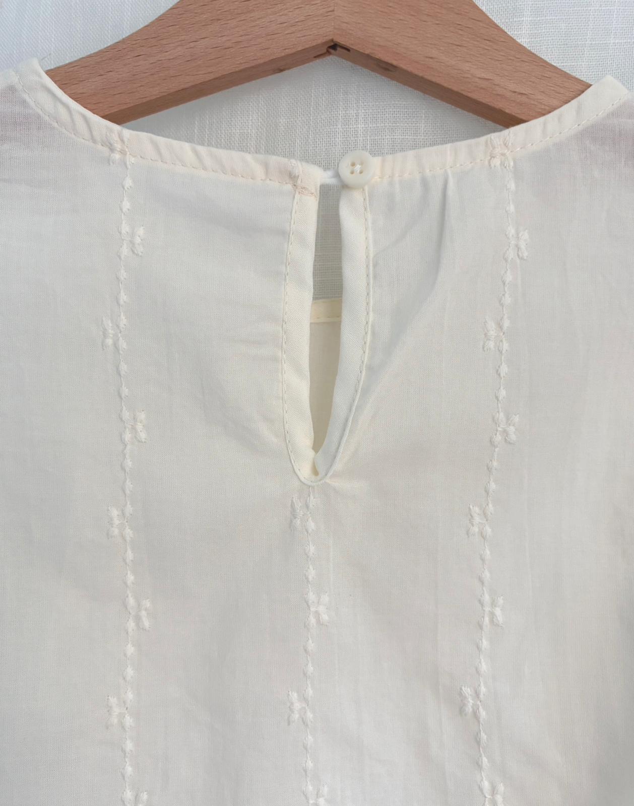 繡花全棉娃娃衫YX25133