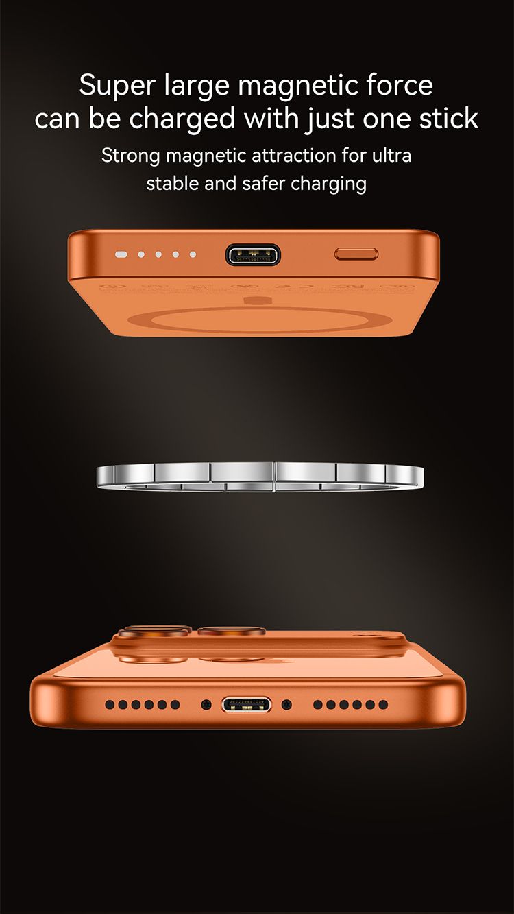 [CCC認證產品及可追溯二維碼] Maxco Magnetic 10000mAh PD 20w 金屬磁吸流動電源 MP39 [預計8月中出貨]