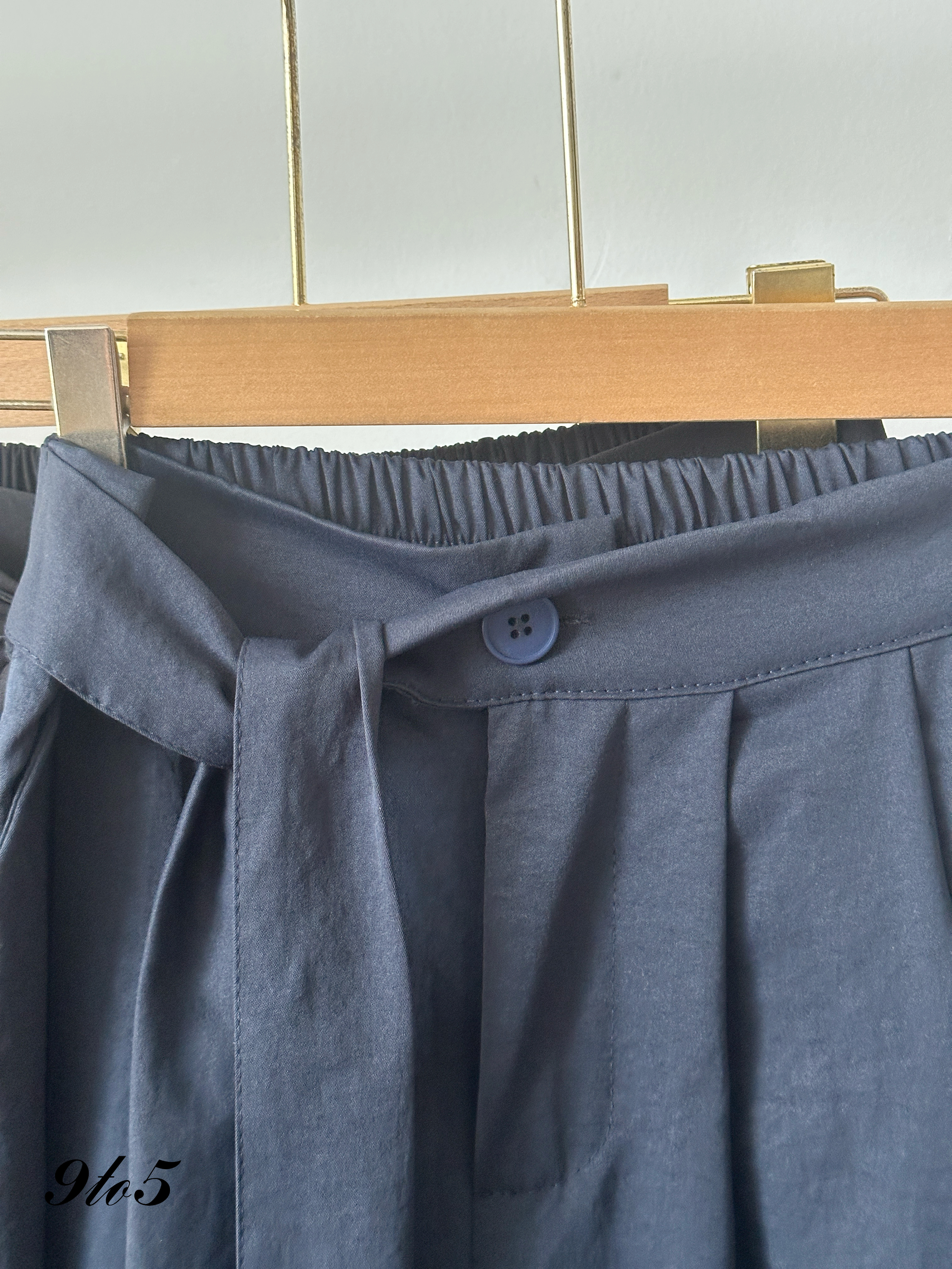 S1861 Bow-tie Wide Leg Pants - 4 Colors 