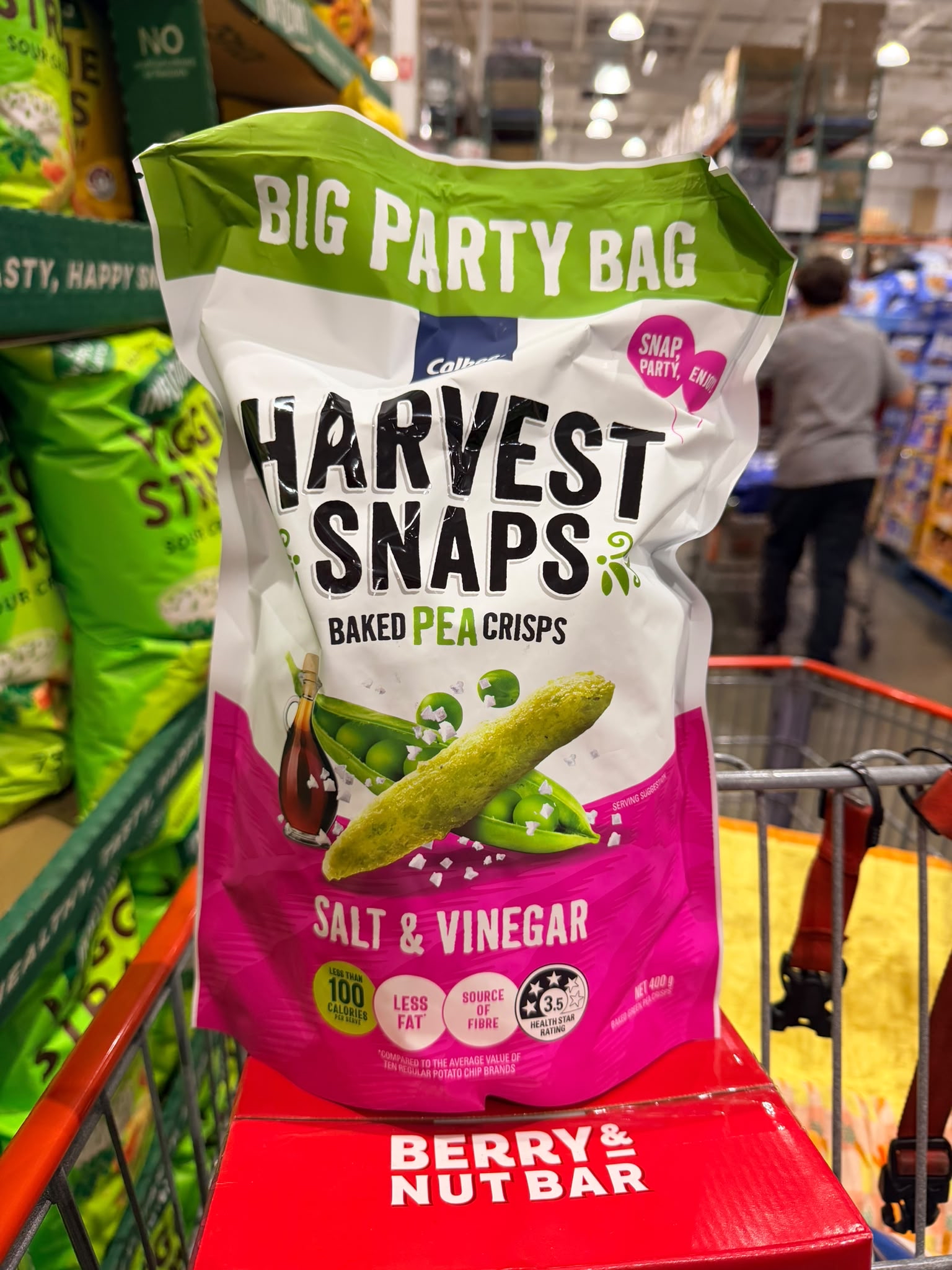 澳洲Costco 好味澳洲零食 Calbee – Harvest Snaps – 豌豆脆片400g 