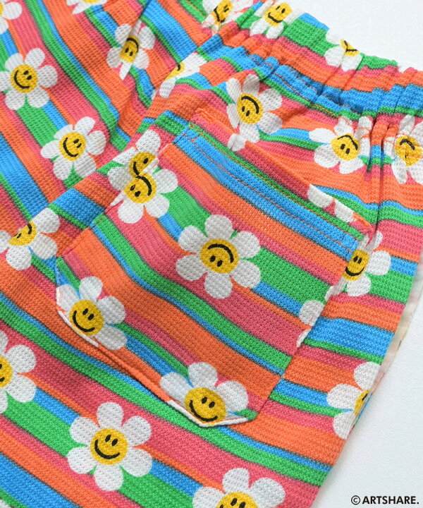 🇯🇵預訂 日本直送🇯🇵Markey’s x Wiggle Wiggle四色圖案滿印華夫格短褲