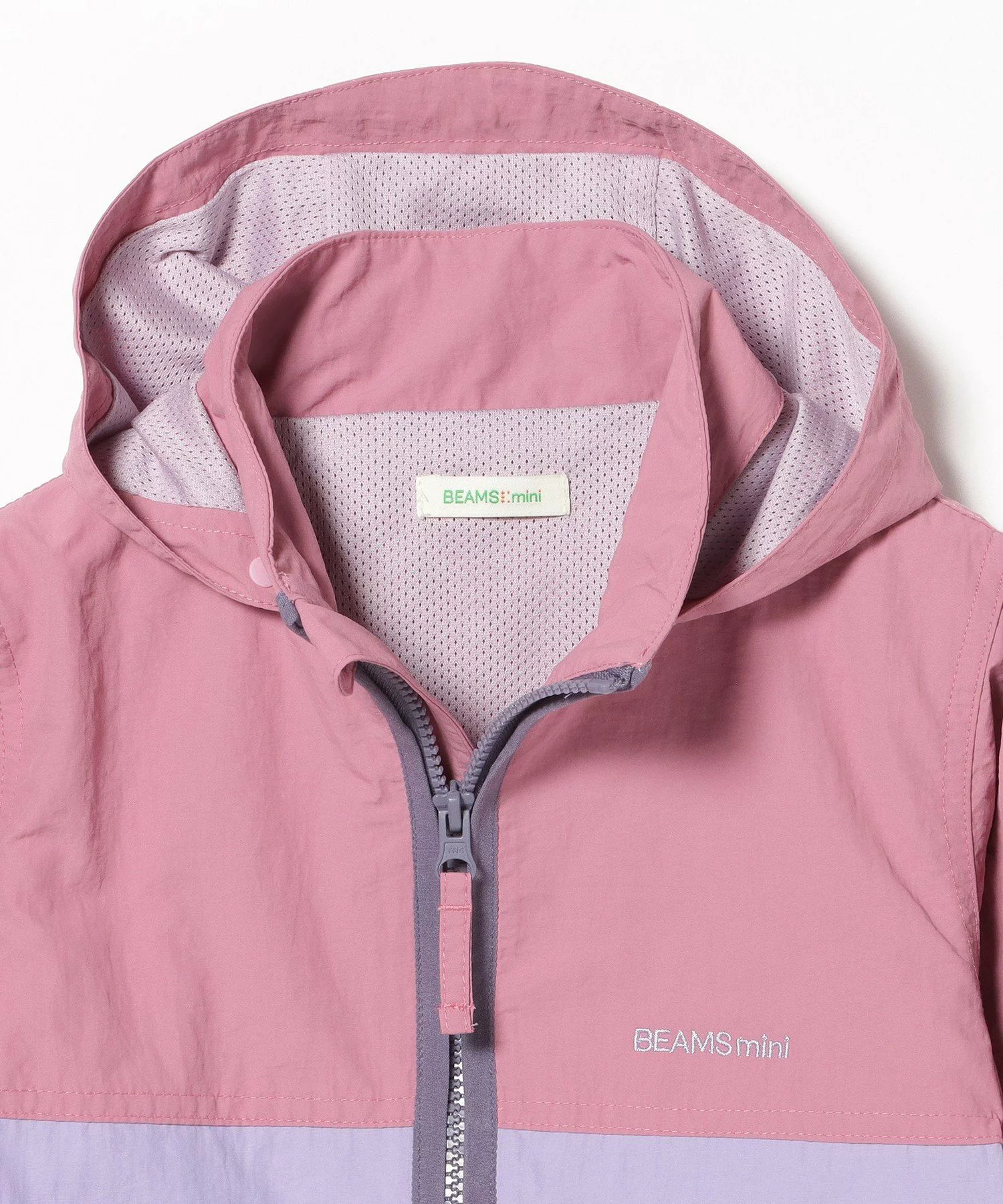 🆕【⭐訂購⭐】🌀 🇯🇵 日本直送 #BEAMS mini 網眼襯裡 尼龍 連帽風褸［2款選］🌀 [ELJA-0107][261112]