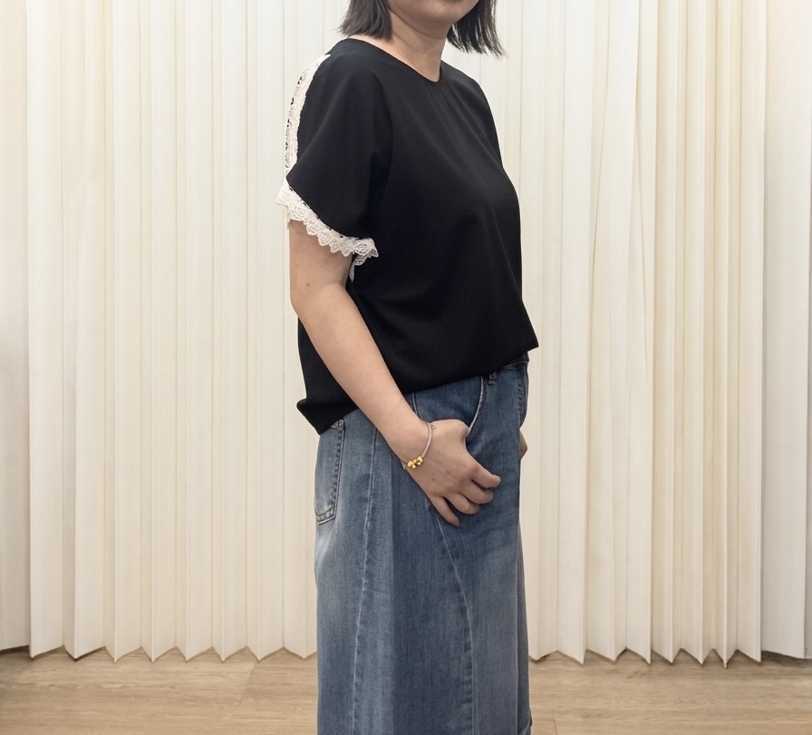 歐洲手袖通花衫 M697 DK800421