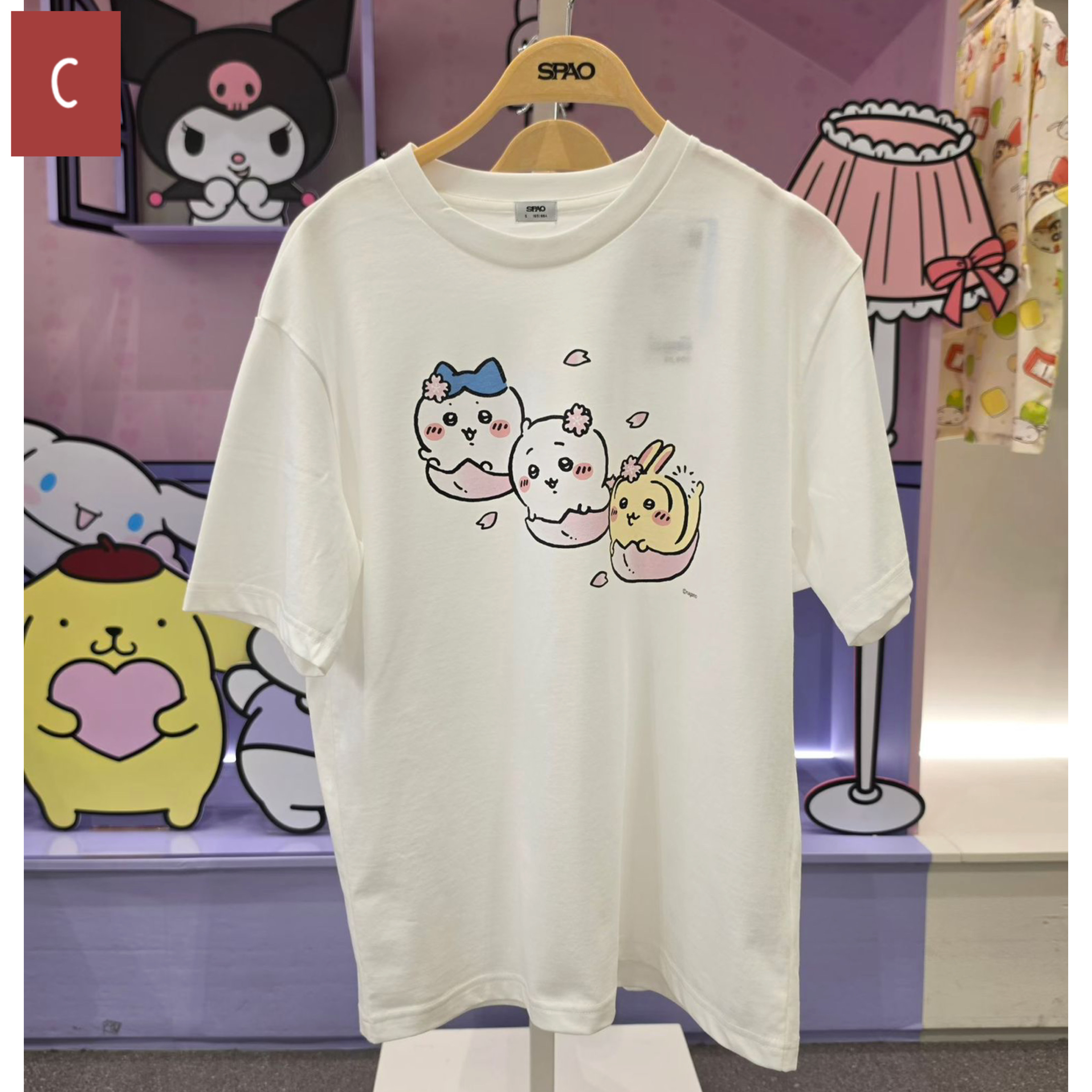 🇰🇷韓國SPAO x Chiikawa短袖Tee