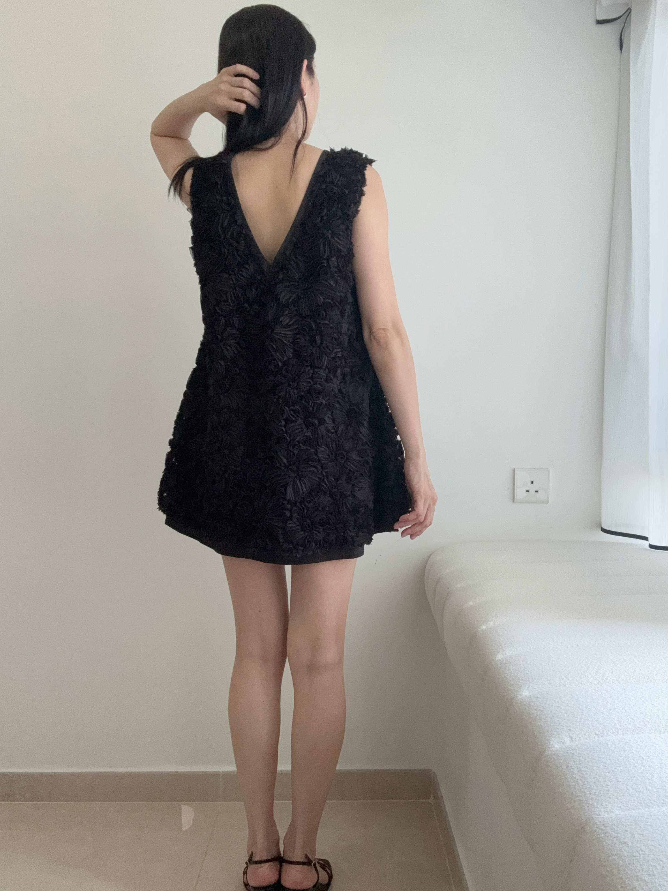 Elegant flower v-neck dress/top