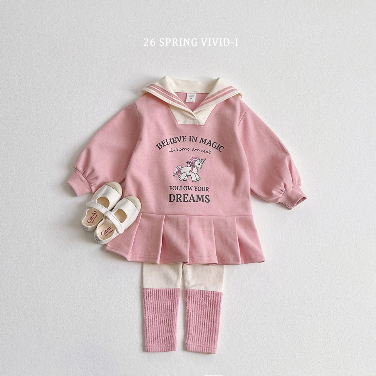 🌸預訂 韓國直送🌸🇰🇷VIVIDI五色針織拼接打底褲