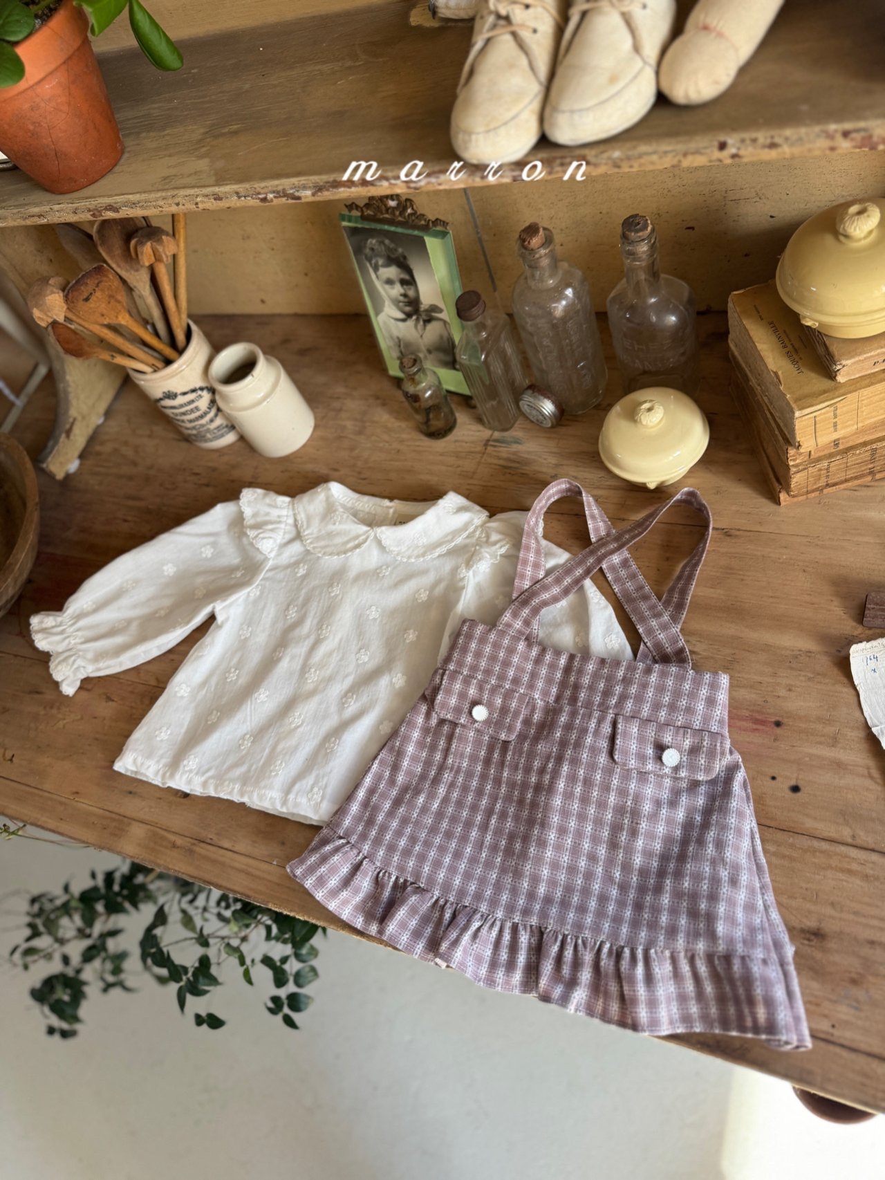 🇰🇷Marron blouse