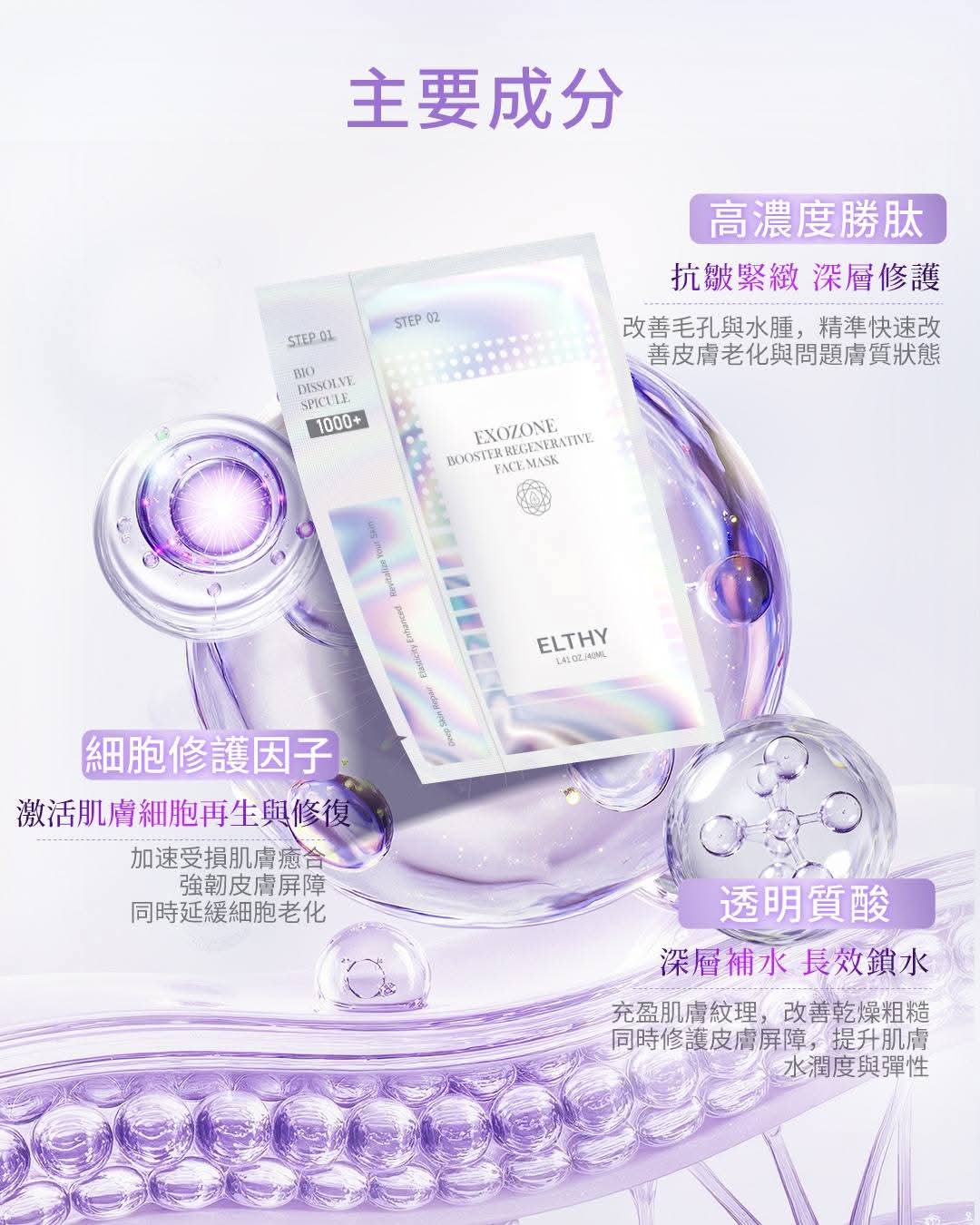 素顔水晶針(360元買一送一 共20片)