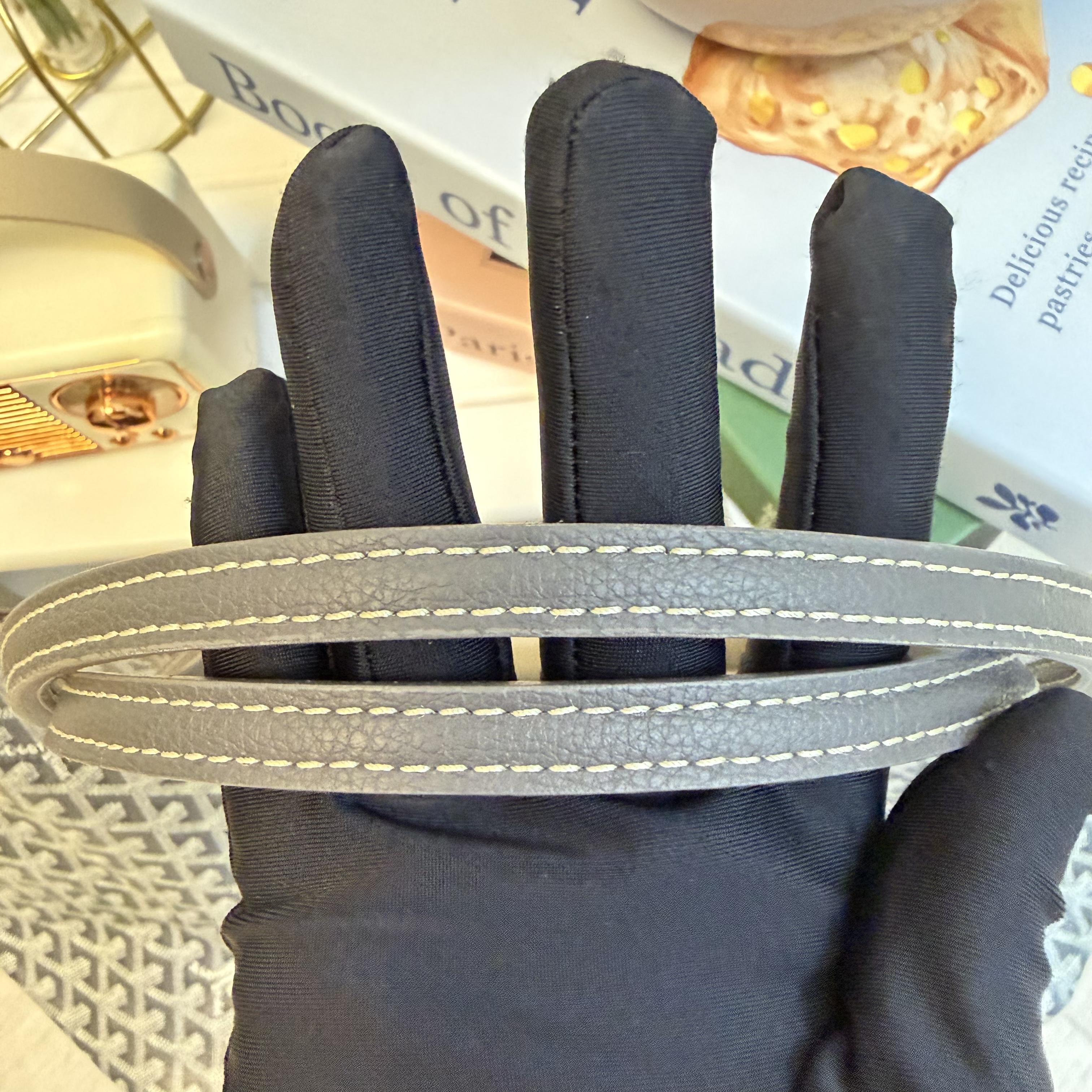 Unused Goyard St Louis Tote-Grey GM Size