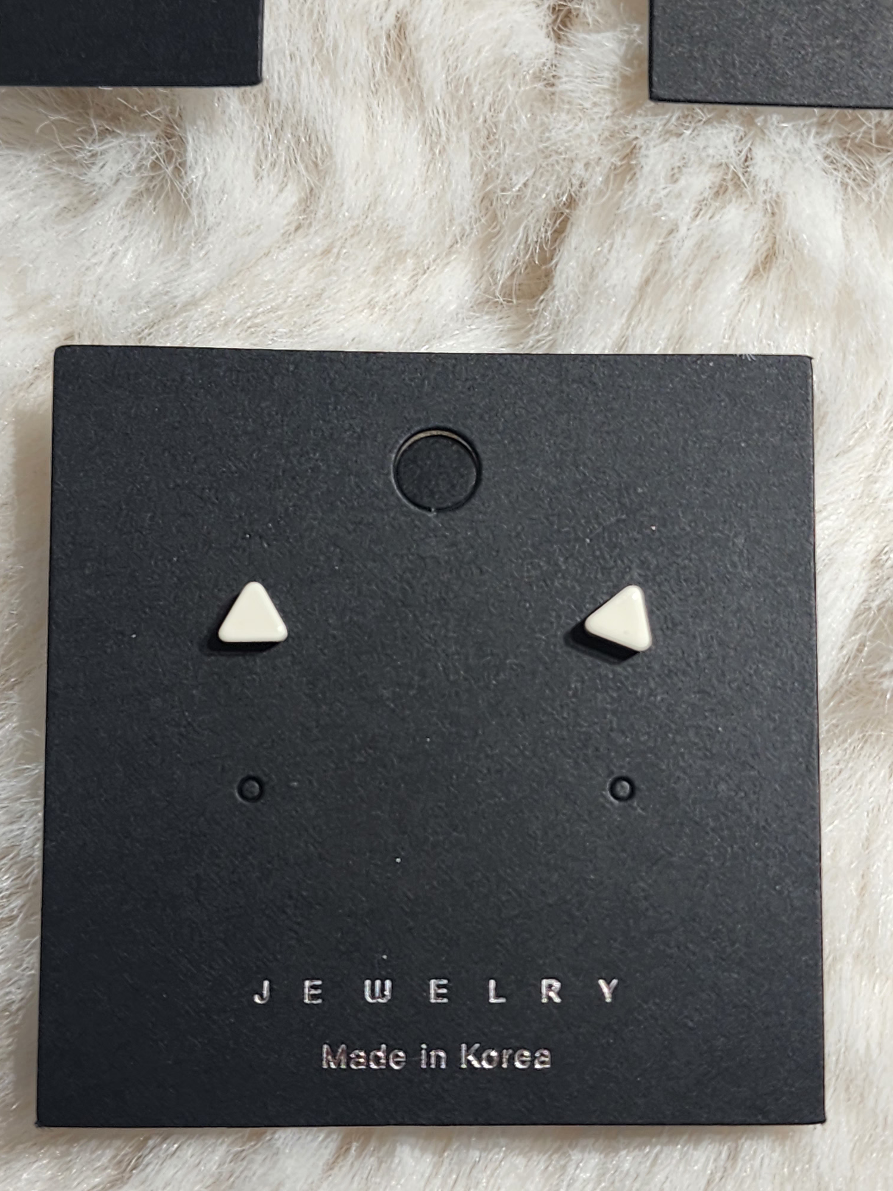 Ocr Mini Triangle Stud Earrings