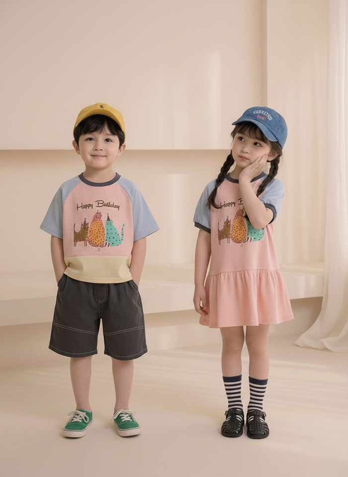 🇰🇷OrangeMom tee/裙