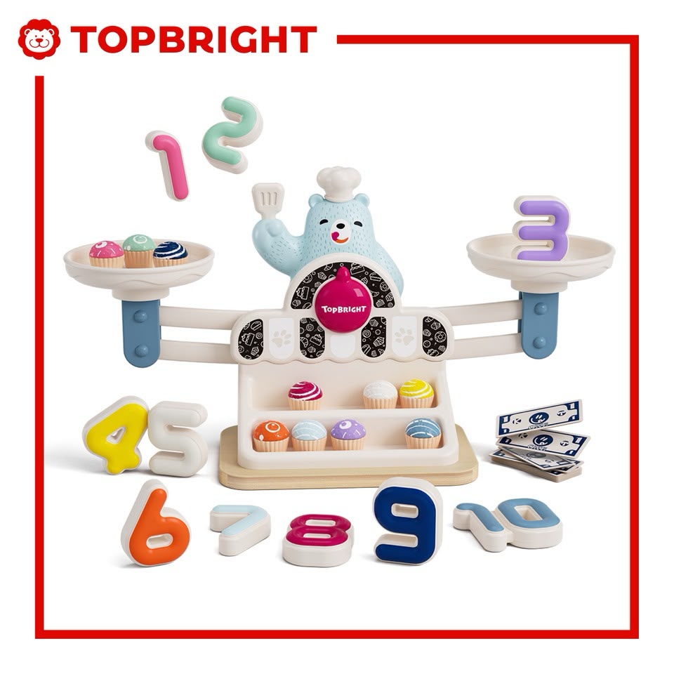 TOPBRIGHT 美味小熊趣味數學天秤