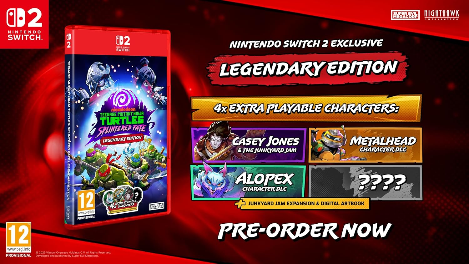 【預售 27/10】SW2 忍者龜：史林特的命運 傳奇版 Teenage Mutant Ninja Turtles: Splintered Fate [Legendary Edition] 中/英/日文  (英文封面)  PO1094