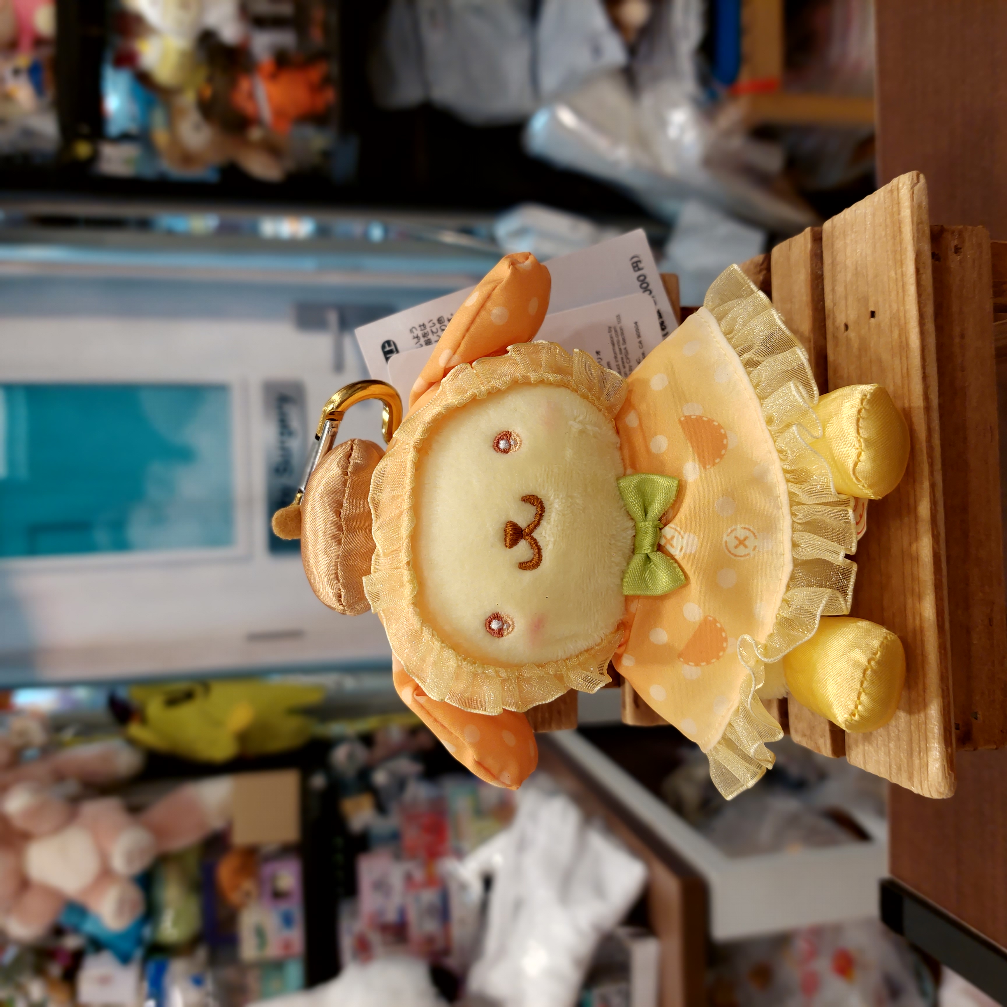 原裝日本 Sanrio 布甸狗 pompompurin 雨天系列 吊飾 