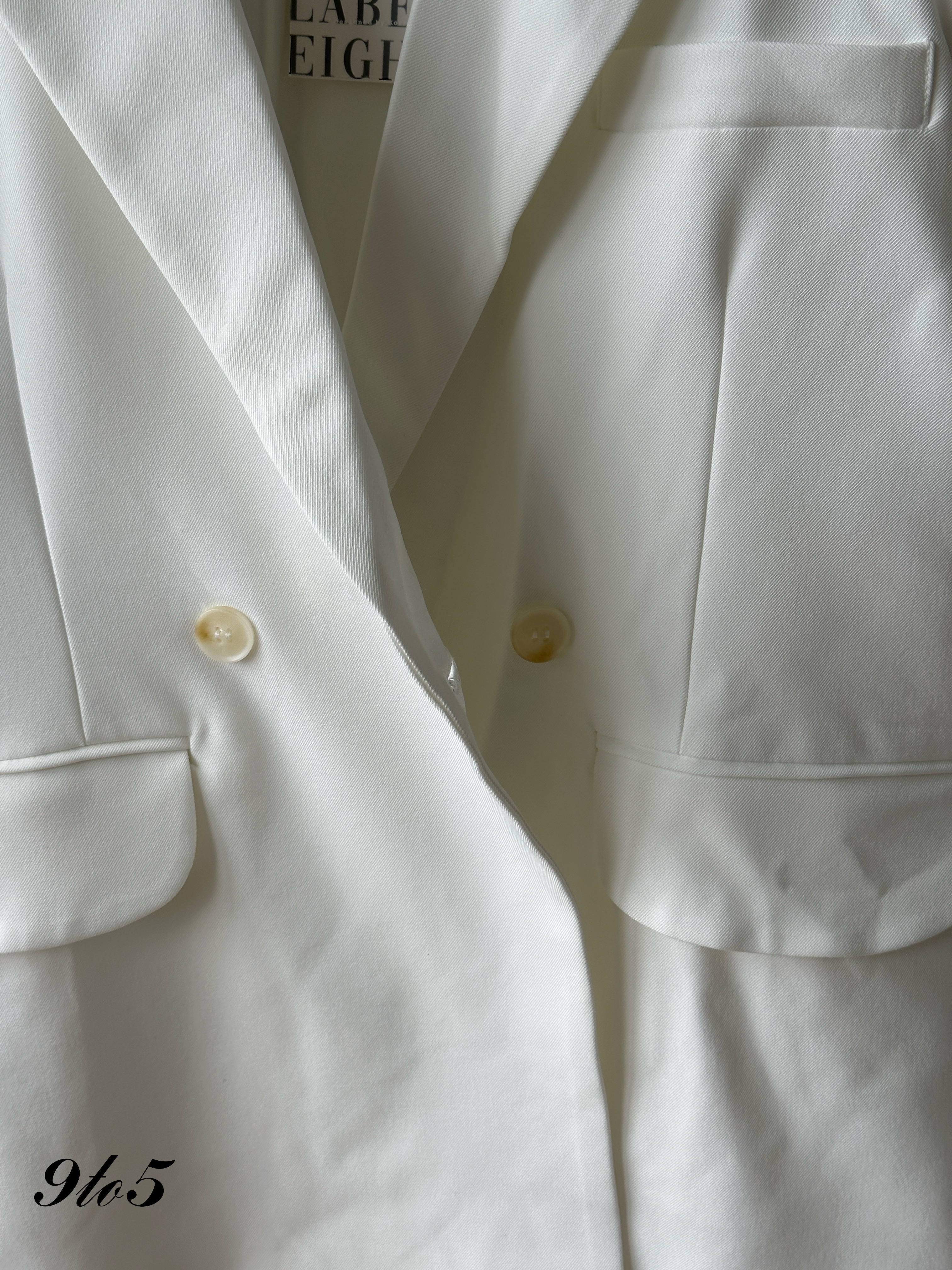 T4112 Long Sleeve Blazer - Black & White 