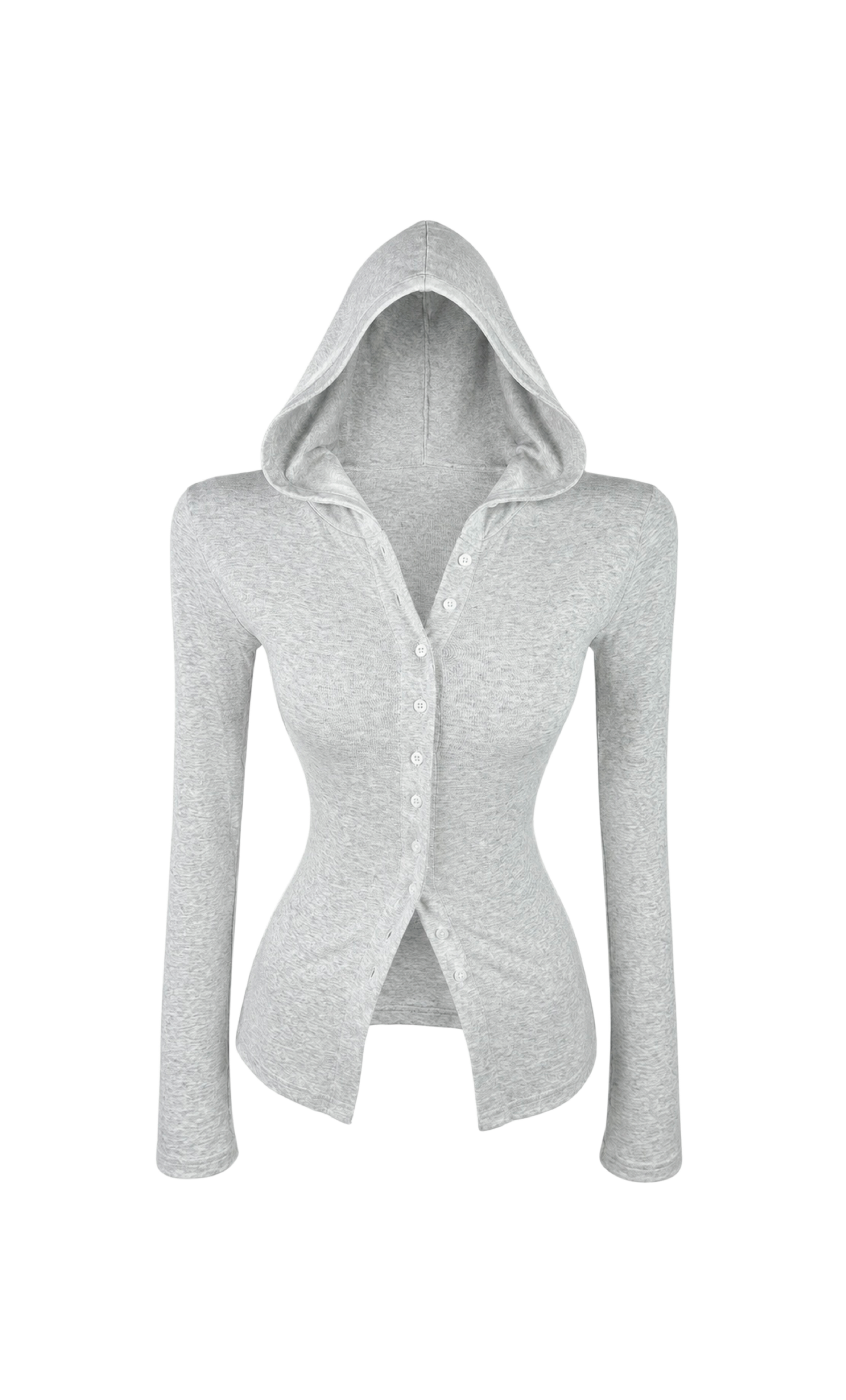 SOUL'S COLOR 韓系修身連帽多扣開釵長袖外套/上衣