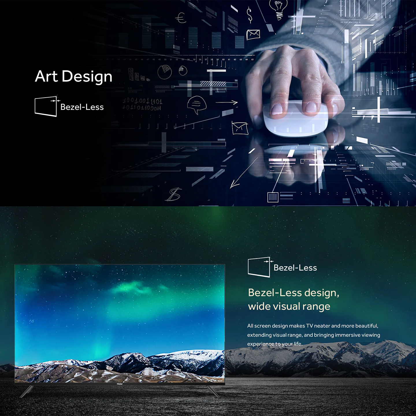 Haier 43" 4K Android TV (H43K800UG)