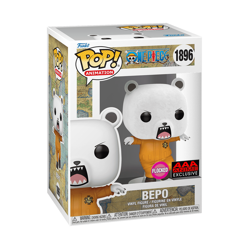📦訂購 美國代購 Funko POP! ONE PIECE Bepo (Flocked) Figure 海賊王 植絨款 培波 模型