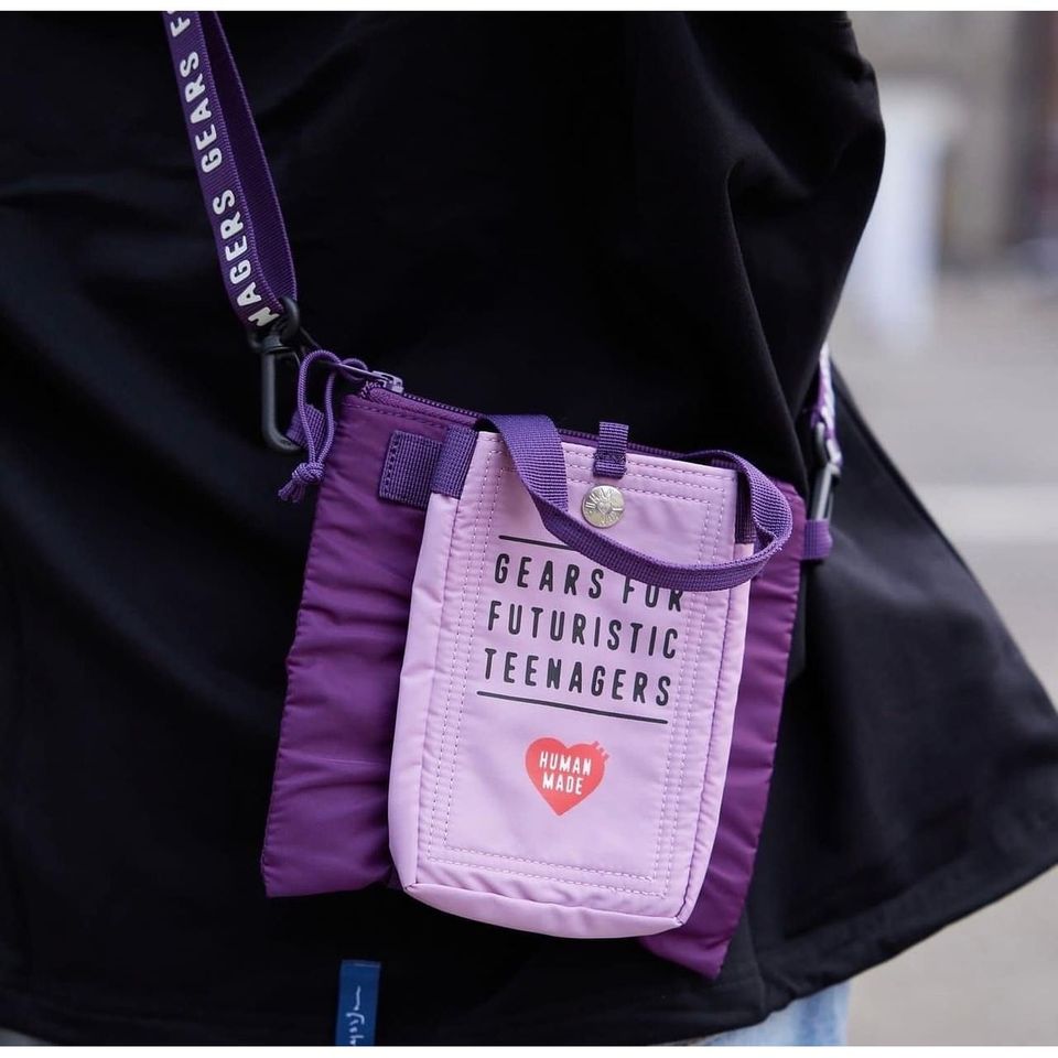 HUMAN MADE MINI HELMET BAG (PURPLE) | www.fleettracktz.com