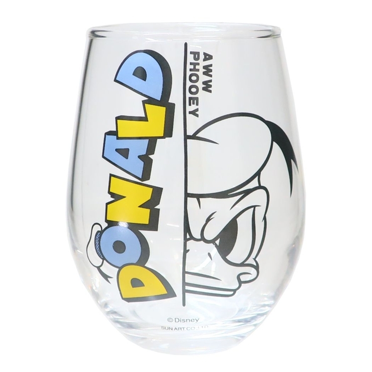 [現貨] [日本製]  DONALD ｜ ドナルドダック ガラスコップ 丸グラス｜ 玻璃杯 {TF2310241}