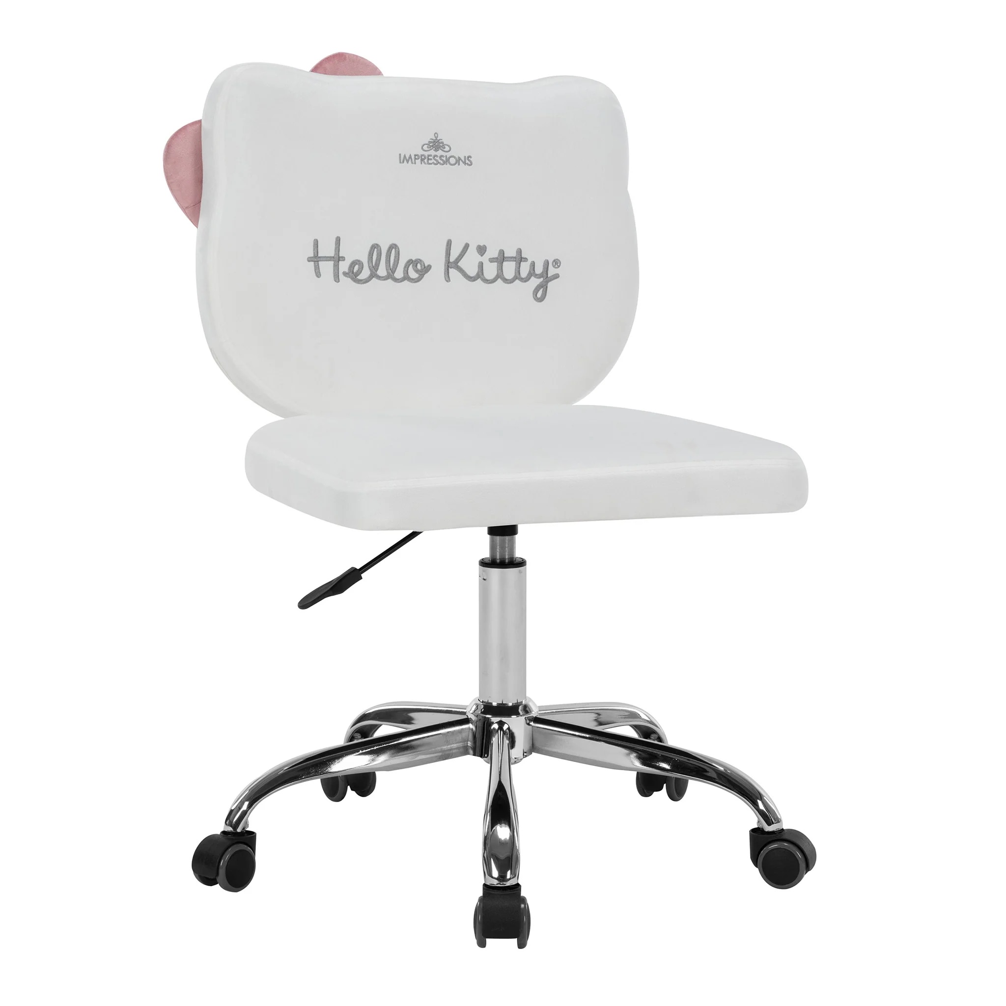 📦訂購 美國代購 Impressions Vanity Sanrio Hello Kitty Kawaii Swivel Vanity Chair旋轉式辦公桌椅 化妝椅