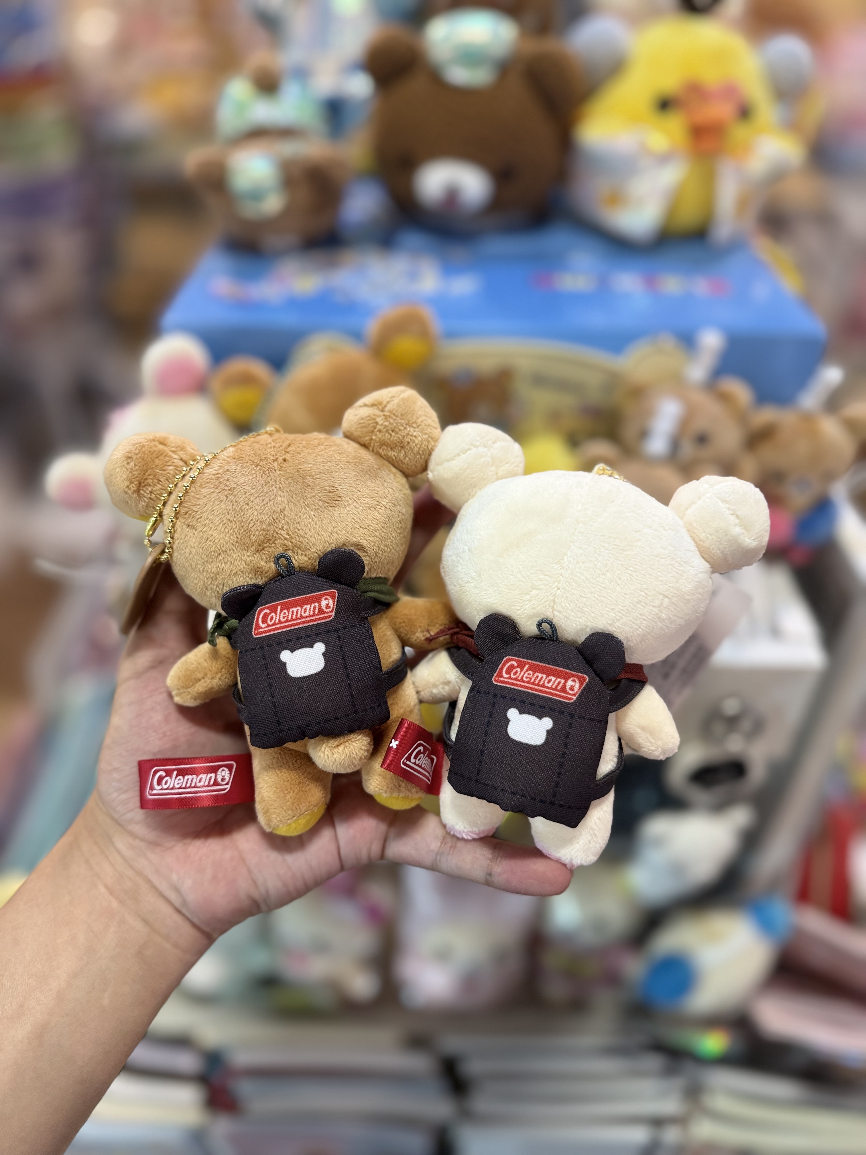 《現貨》全新日本專店限定 rilakkuma  x Coleman 掛飾