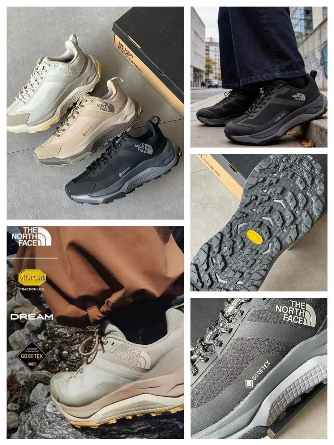 The North Face GTX防水徒步鞋 不連鞋盒