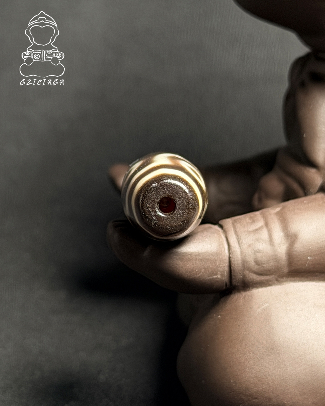 西藏至純七眼天珠