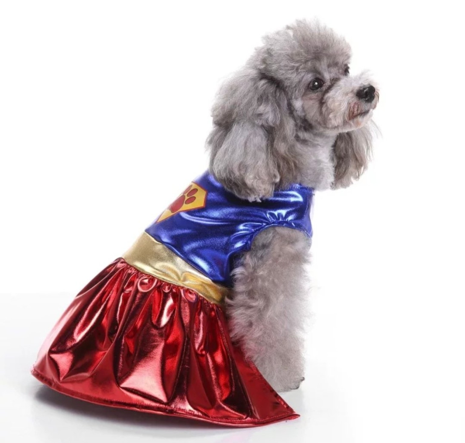 寵物萬聖節女超人英雄裙｜萬聖節貓狗衫 Super Dog Pet Halloween Costume｜Petabu