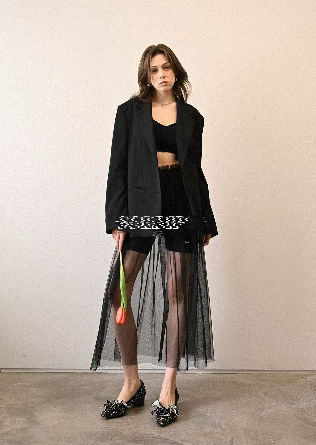 Elegant ruffles heeled shoes