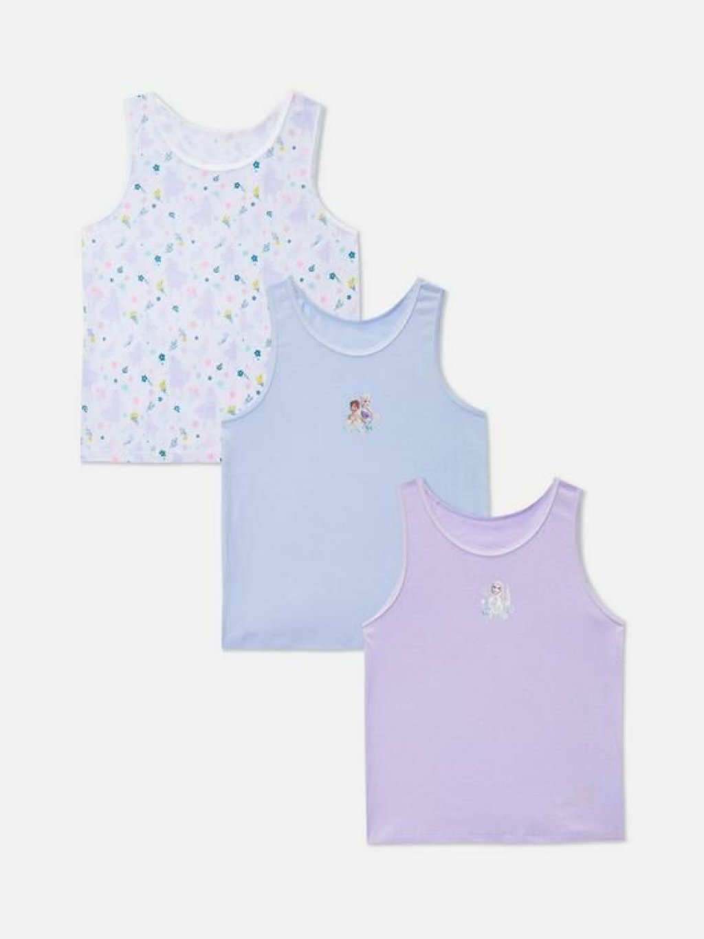 PRIMARK- 3pk Disney’s Frozen Vests (3-4YRS 104cm)